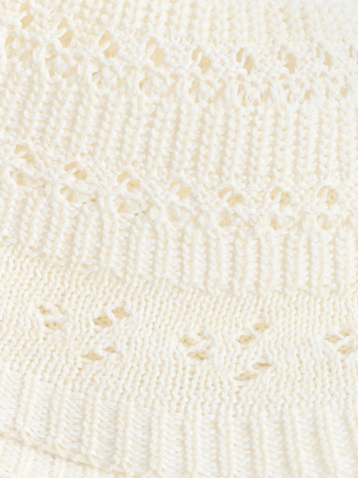 "Cactus" Crochet Bucket Hat - Ivory Breeze