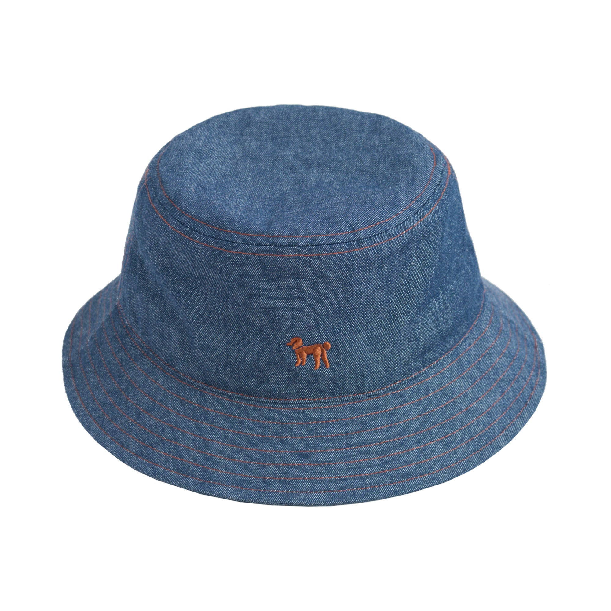 "Pan Pan” Vintage Denim Bucket Hat