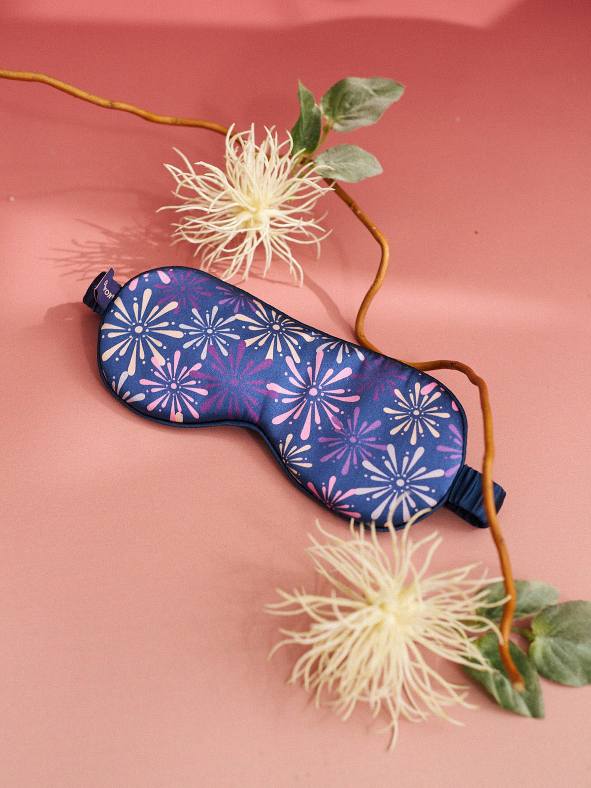 "Fireworks" Silk Sleep Eye Mask - LOST PATTERN Eye Masks