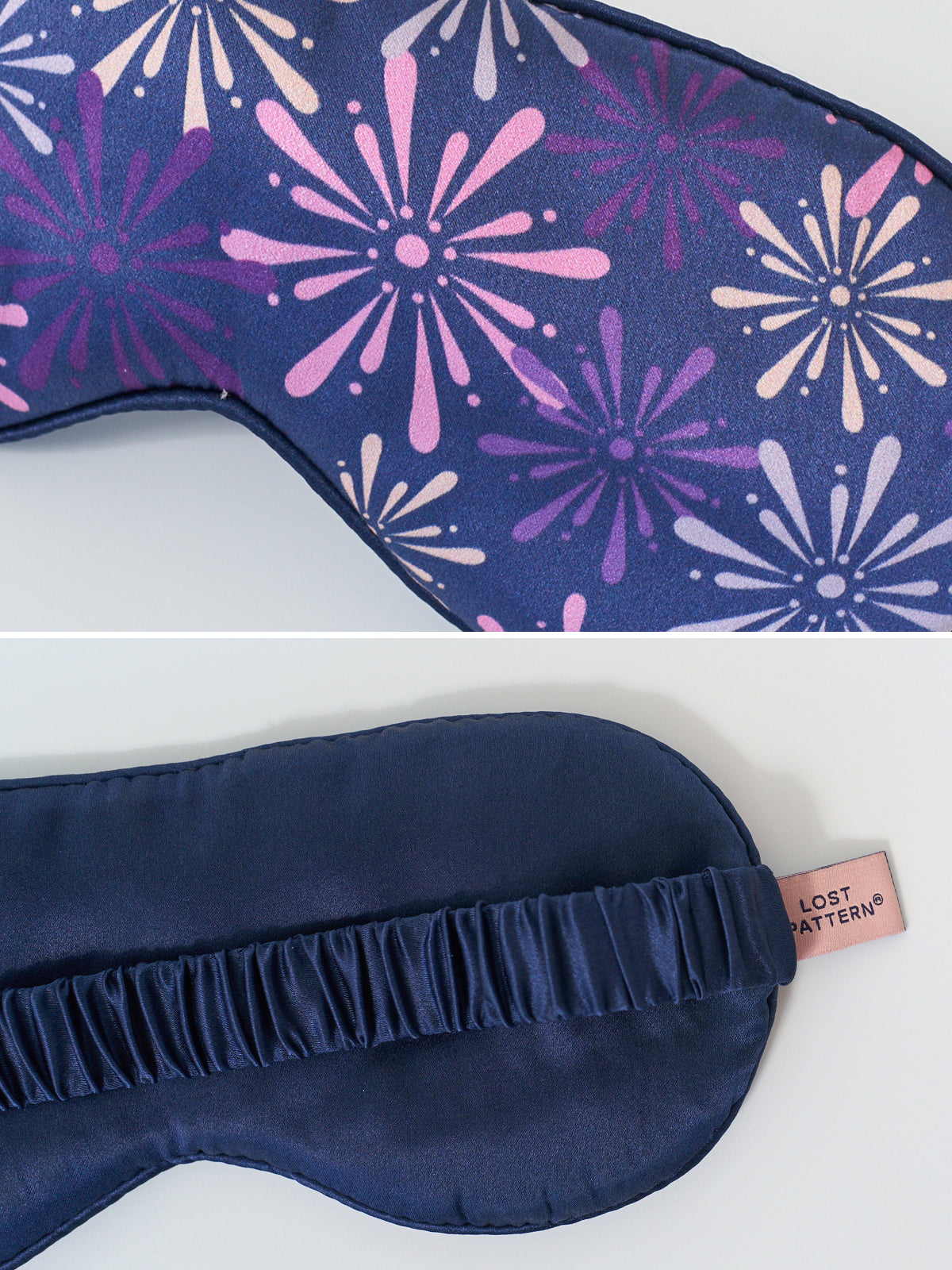 "Fireworks" Silk Sleep Eye Mask - LOST PATTERN Eye Masks