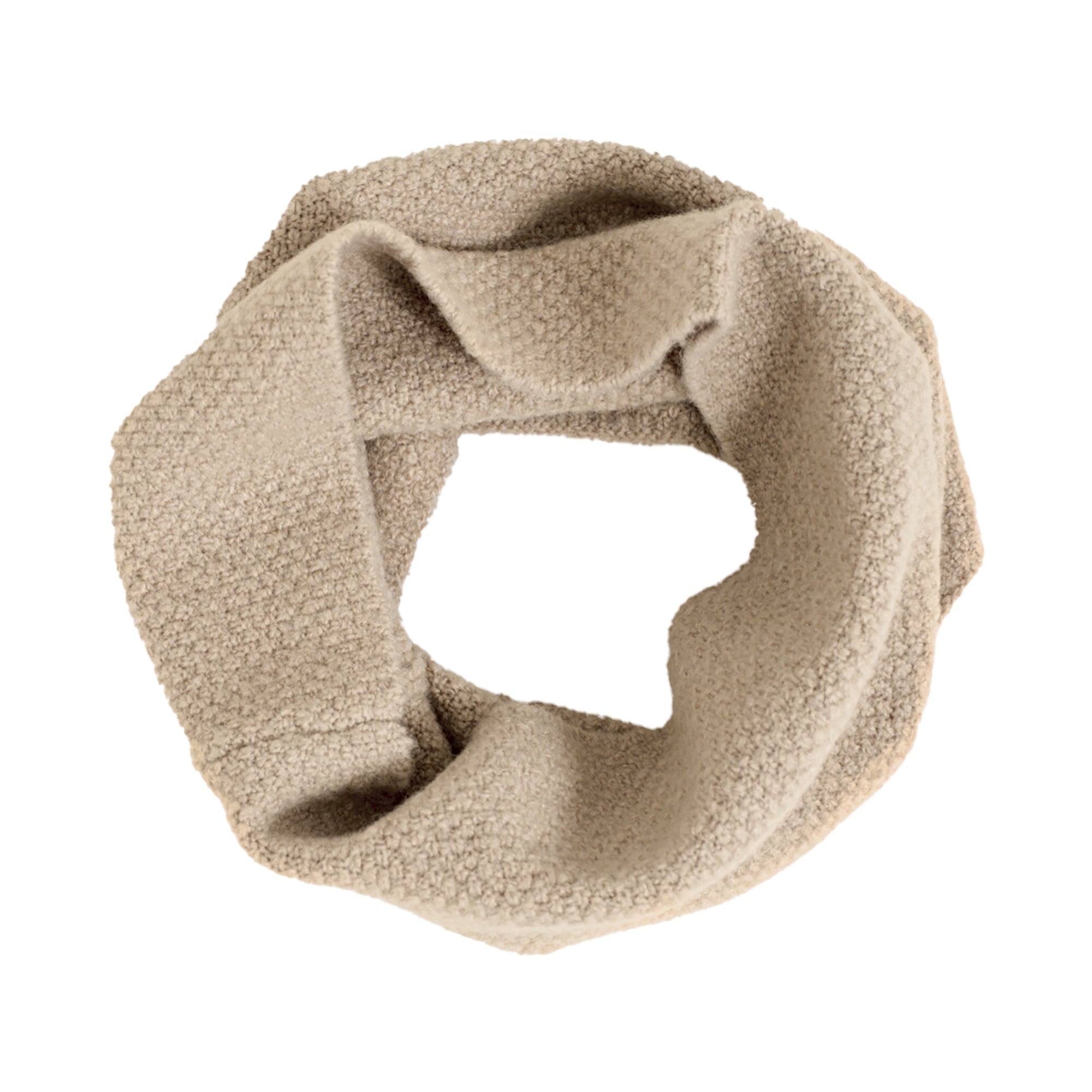 "L'Embrace" Snood Neck Warmer - Camel - Camel - LOST PATTERN Cashmere