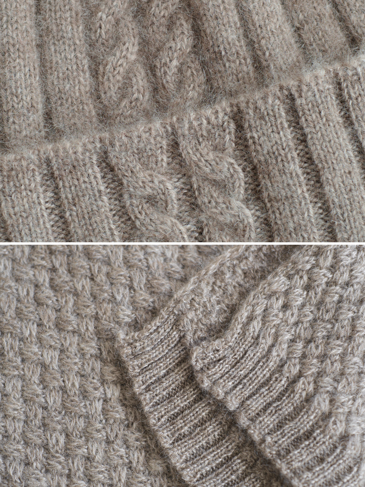 "Warmth Whisper" Cashmere Scarf & Beanie Hat Gift Set - Steel Grey - Steel Grey - LOST PATTERN Cashmere