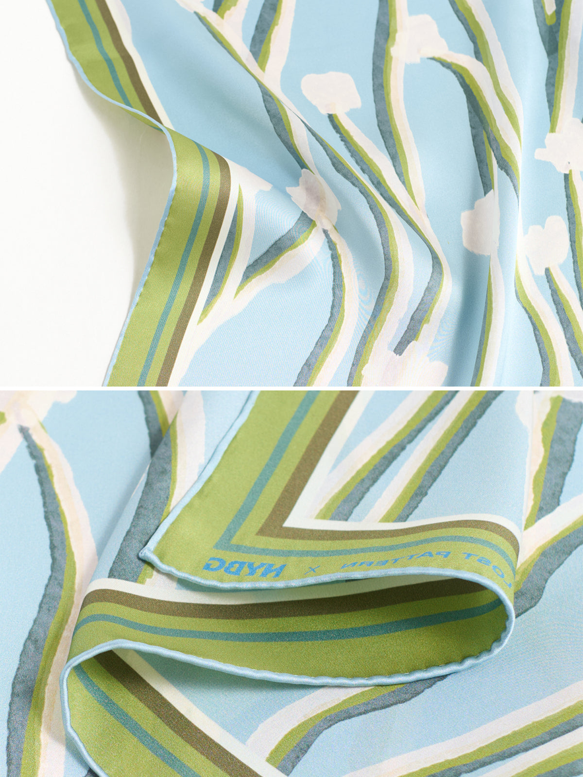 Lost Pattern x NYBG "Desert Lily" Silk Bandana Scarf