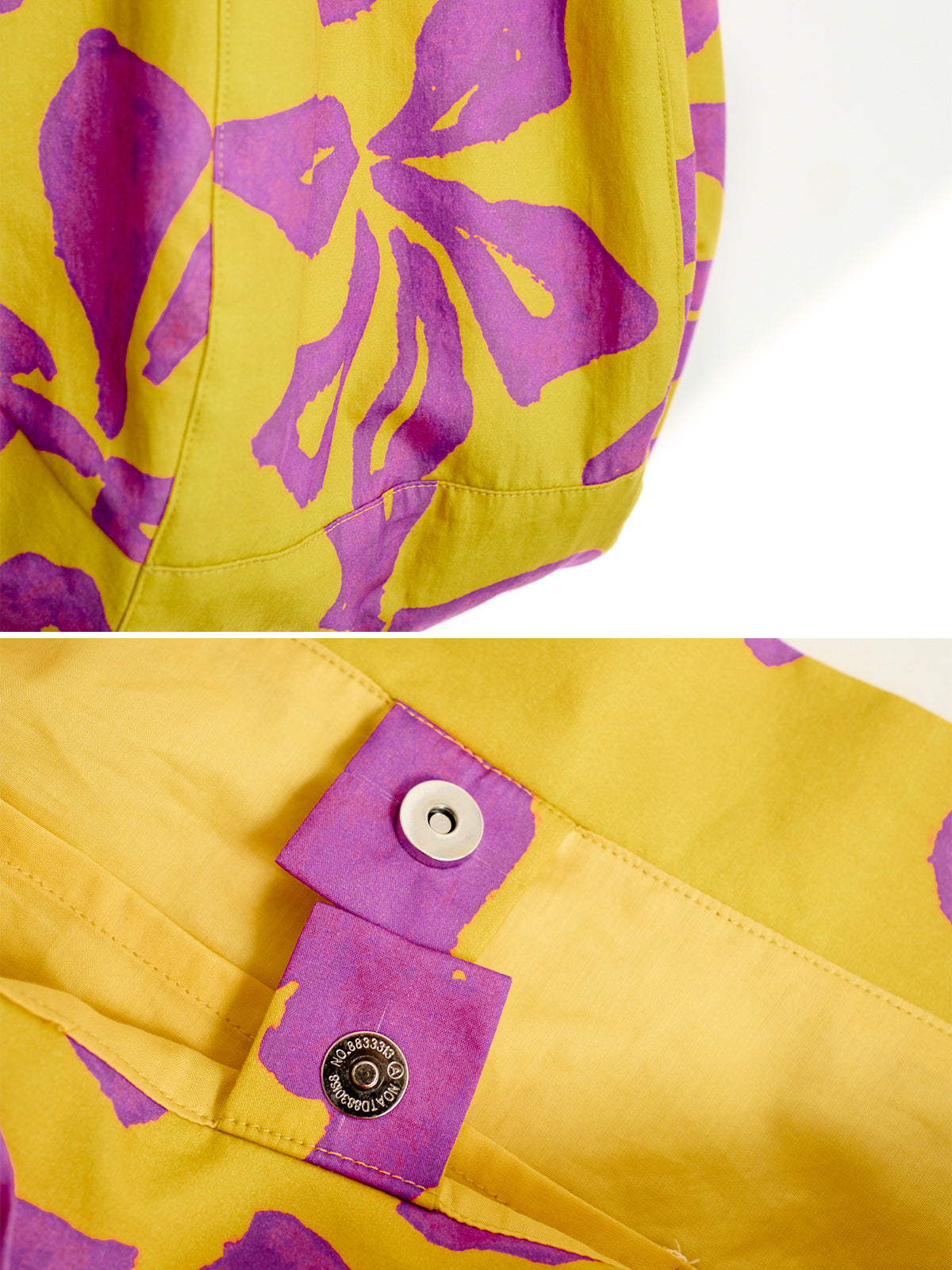“Tropical Bliss” Hobo Crossbody Bag - Golden Hour - Yellow - LOST PATTERN Tote Bag