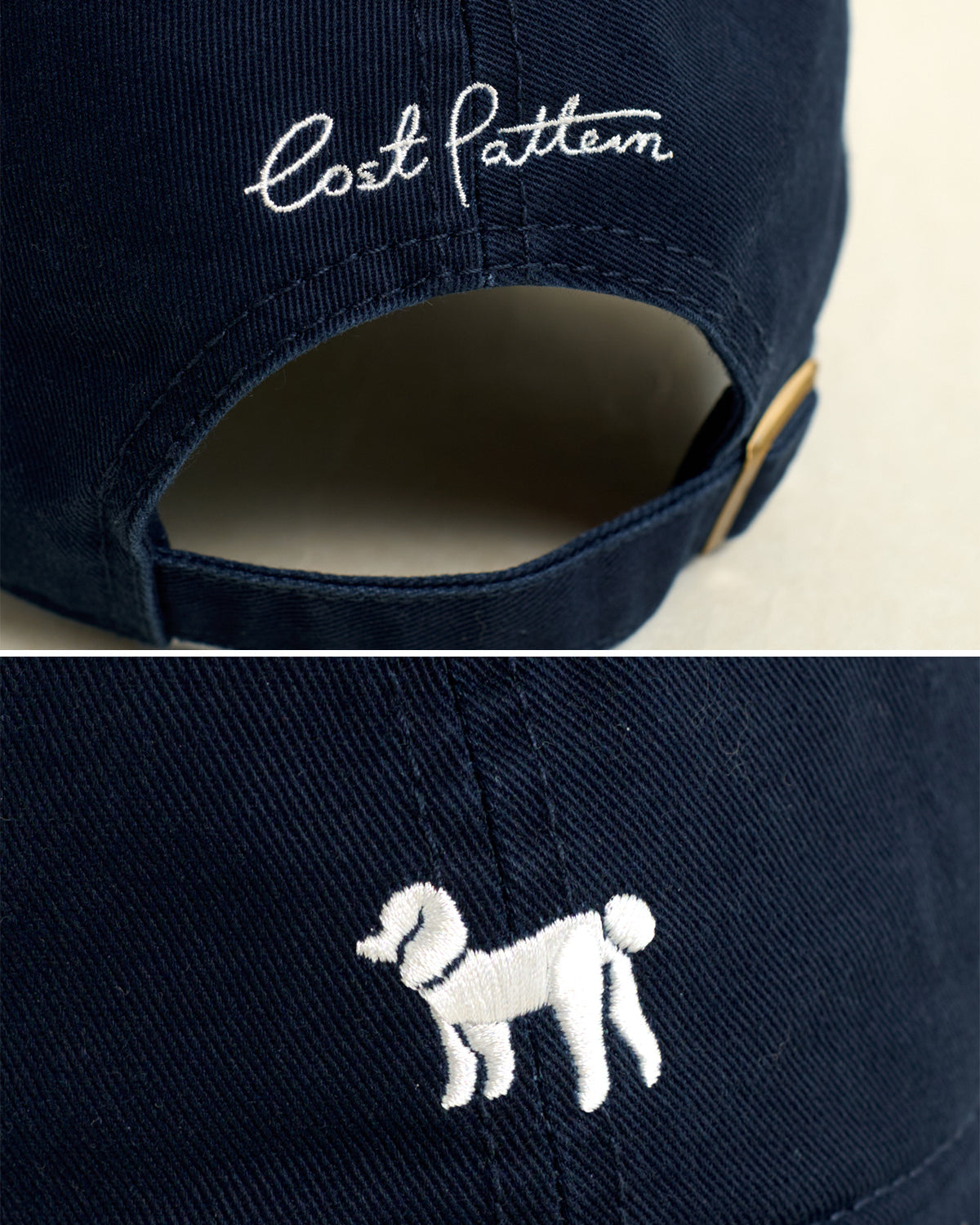 "Pan Pan" Baseball Cap - Deep Blue - Deep Blue - LOST PATTERN Hats