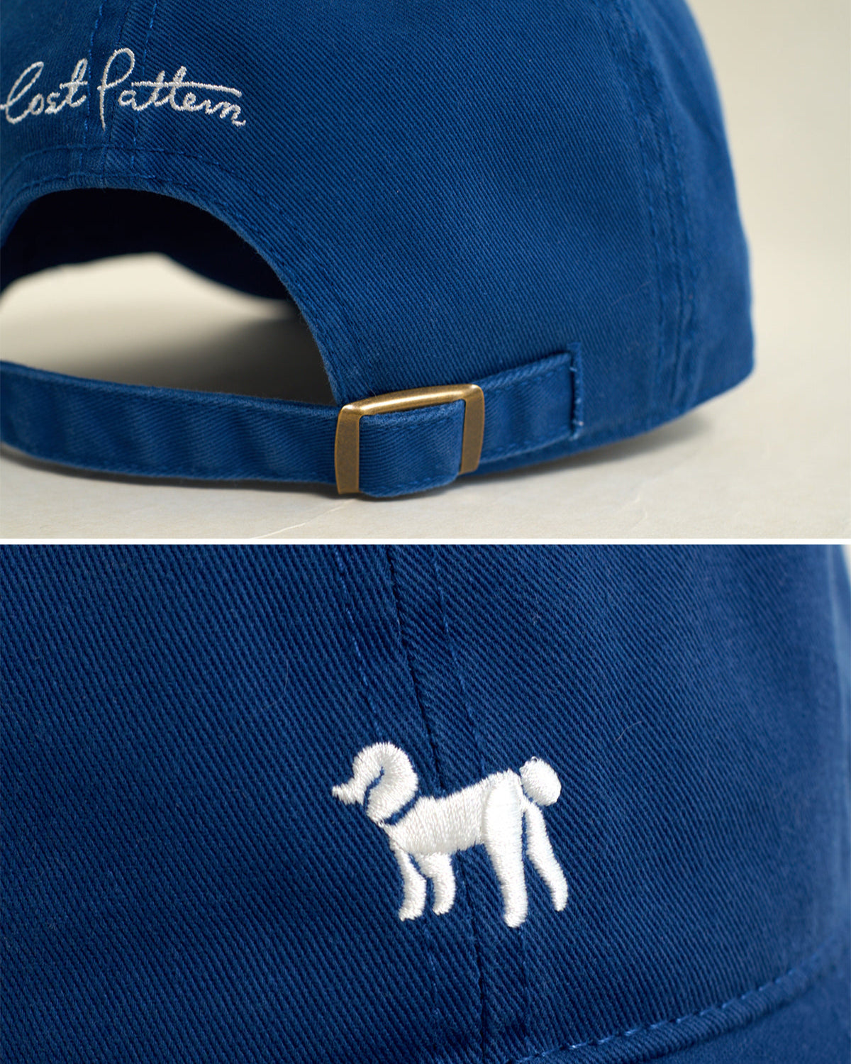 "Pan Pan" Baseball Cap - Royal Blue - Royal Blue - LOST PATTERN Hats
