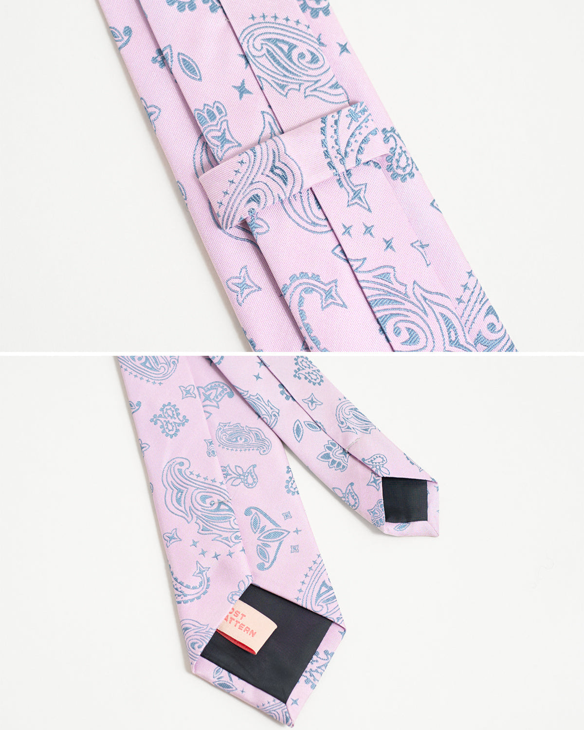 “Paisley" Silk Jacquard Tie - Pink