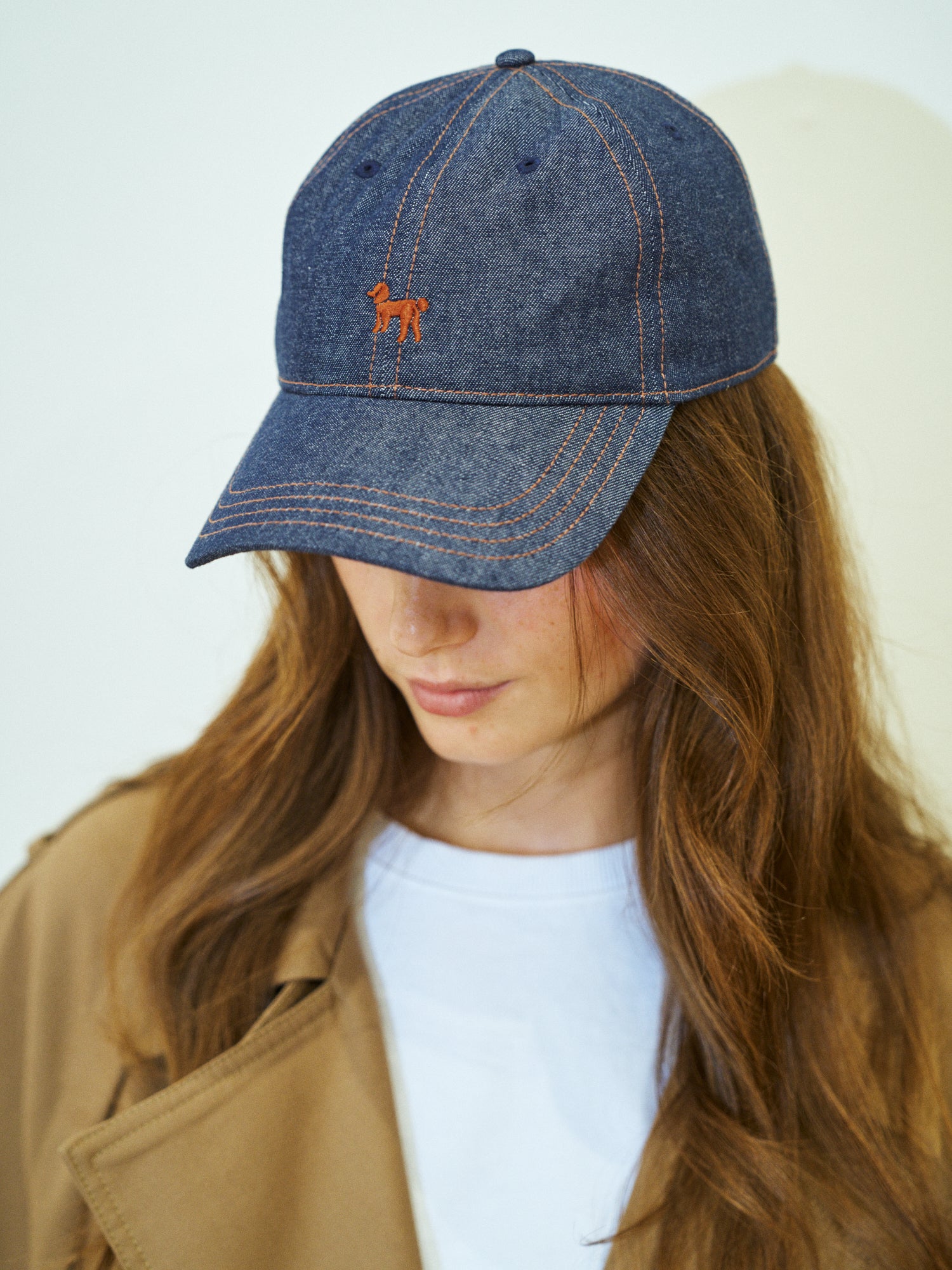 "Pan Pan" Vintage Denim Baseball Cap