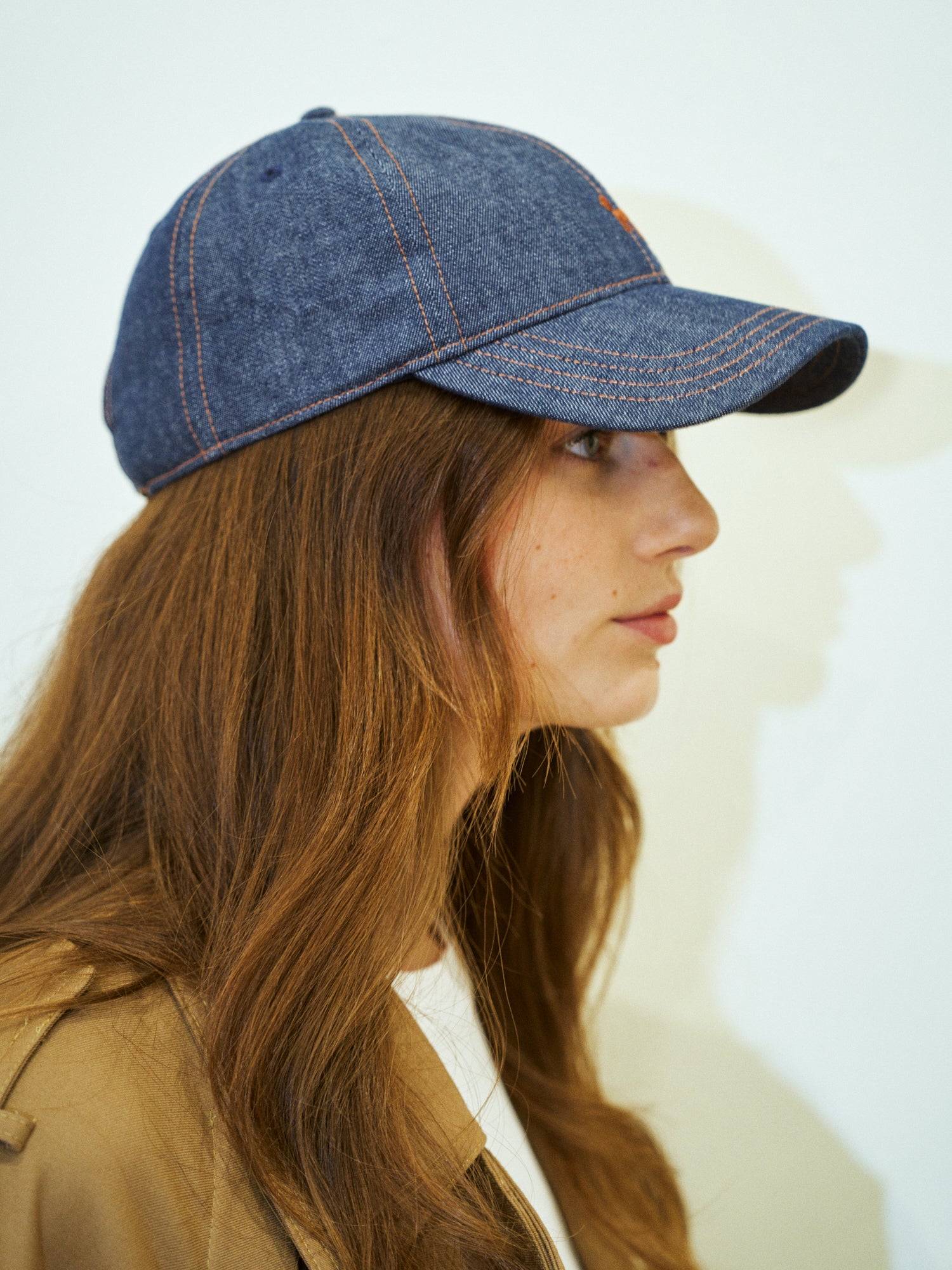 "Pan Pan" Vintage Denim Baseball Cap