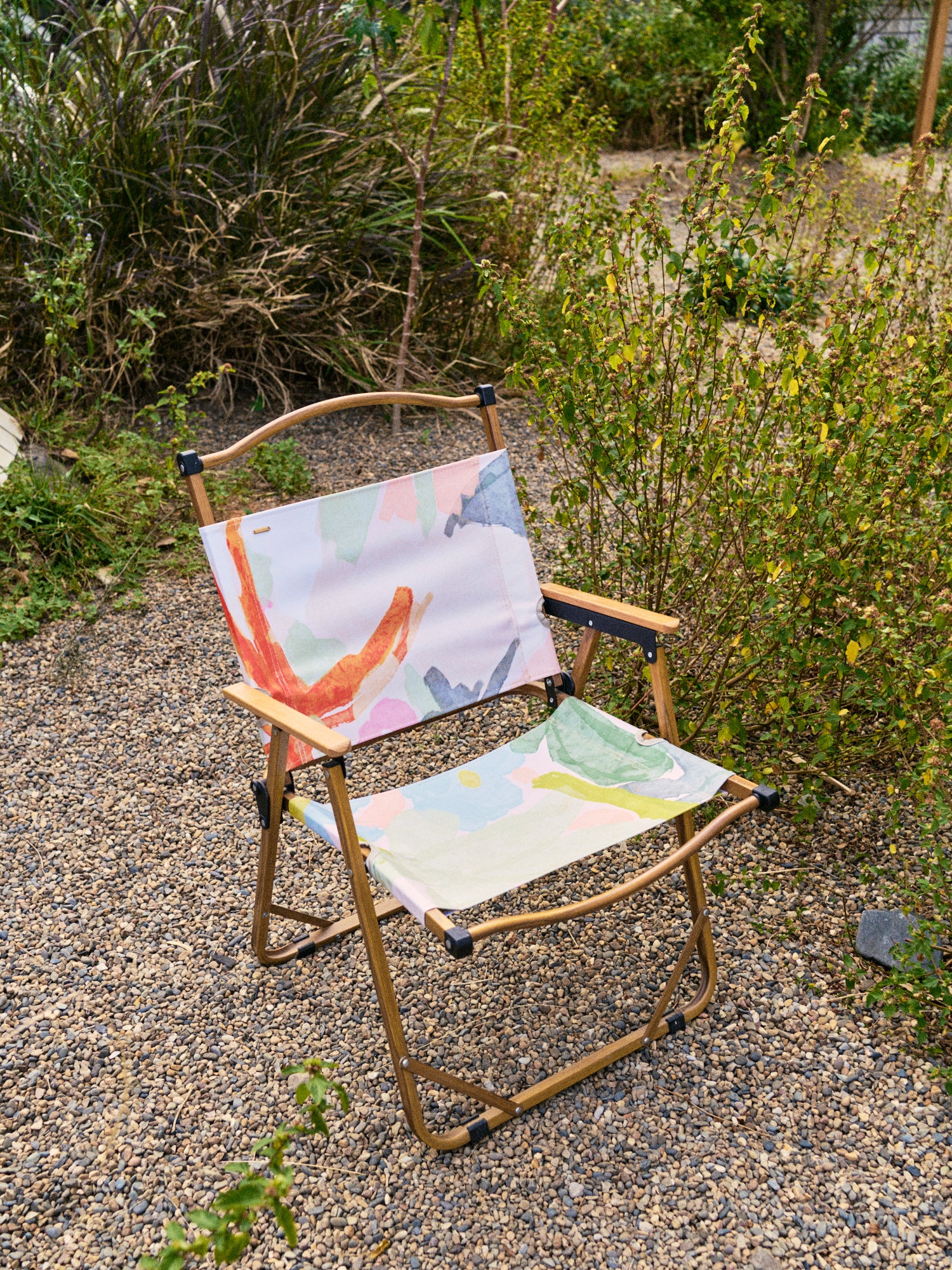 "Coastal Breeze" Outdoor Camping Chair - Flower - LOST PATTERN Chairs