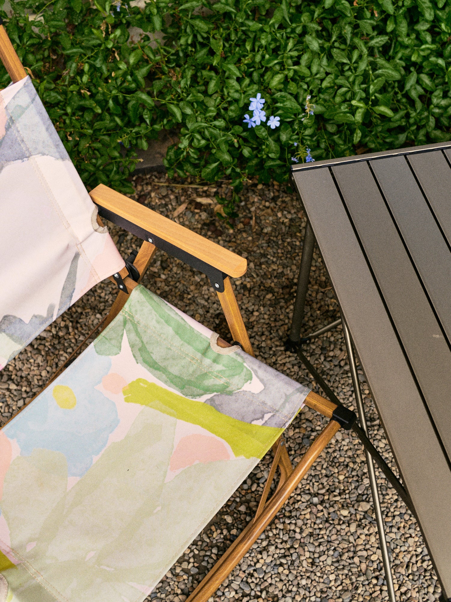 "Coastal Breeze" Outdoor Camping Chair - Flower - LOST PATTERN Chairs