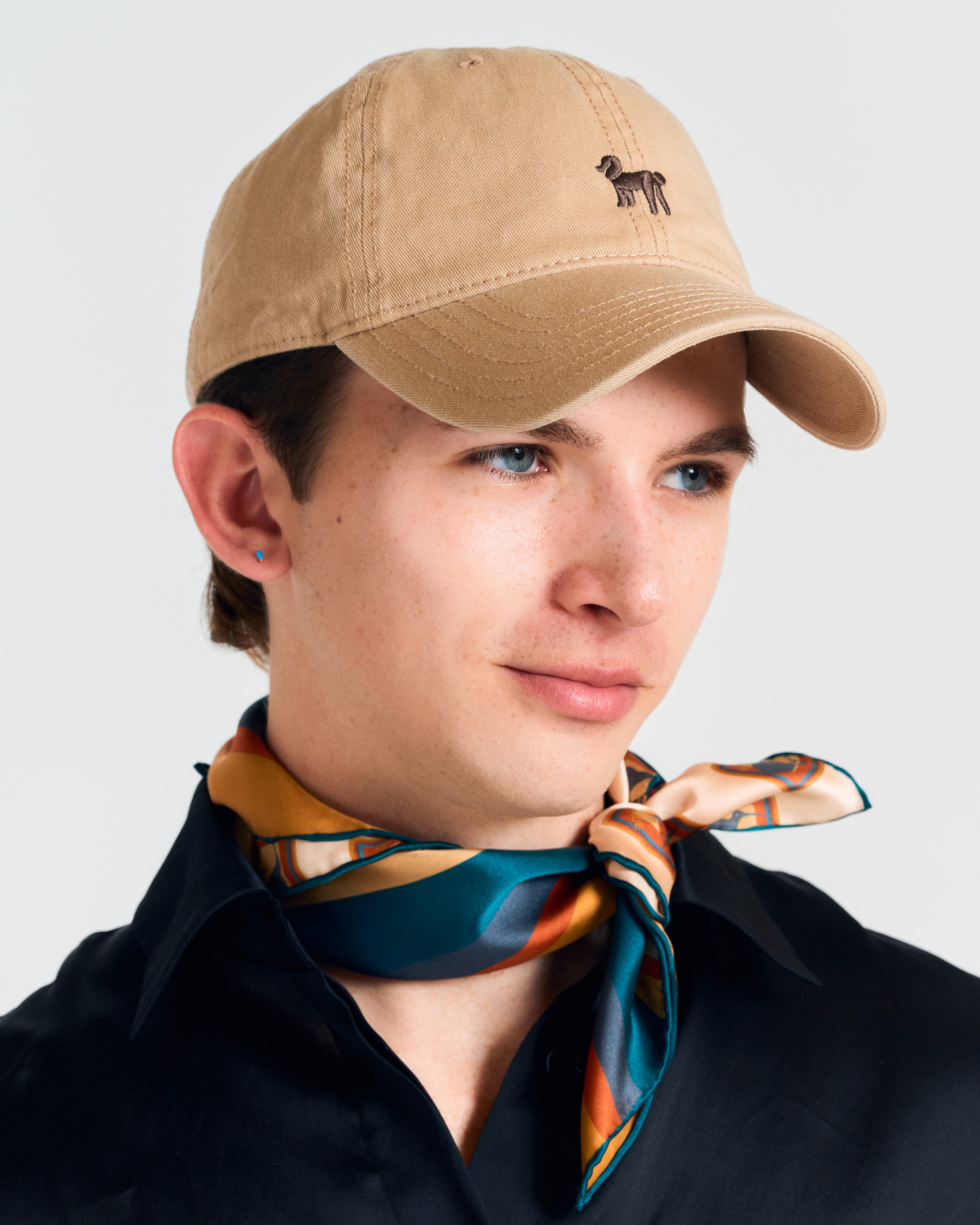 "Pan Pan" Baseball Cap - Light Khaki