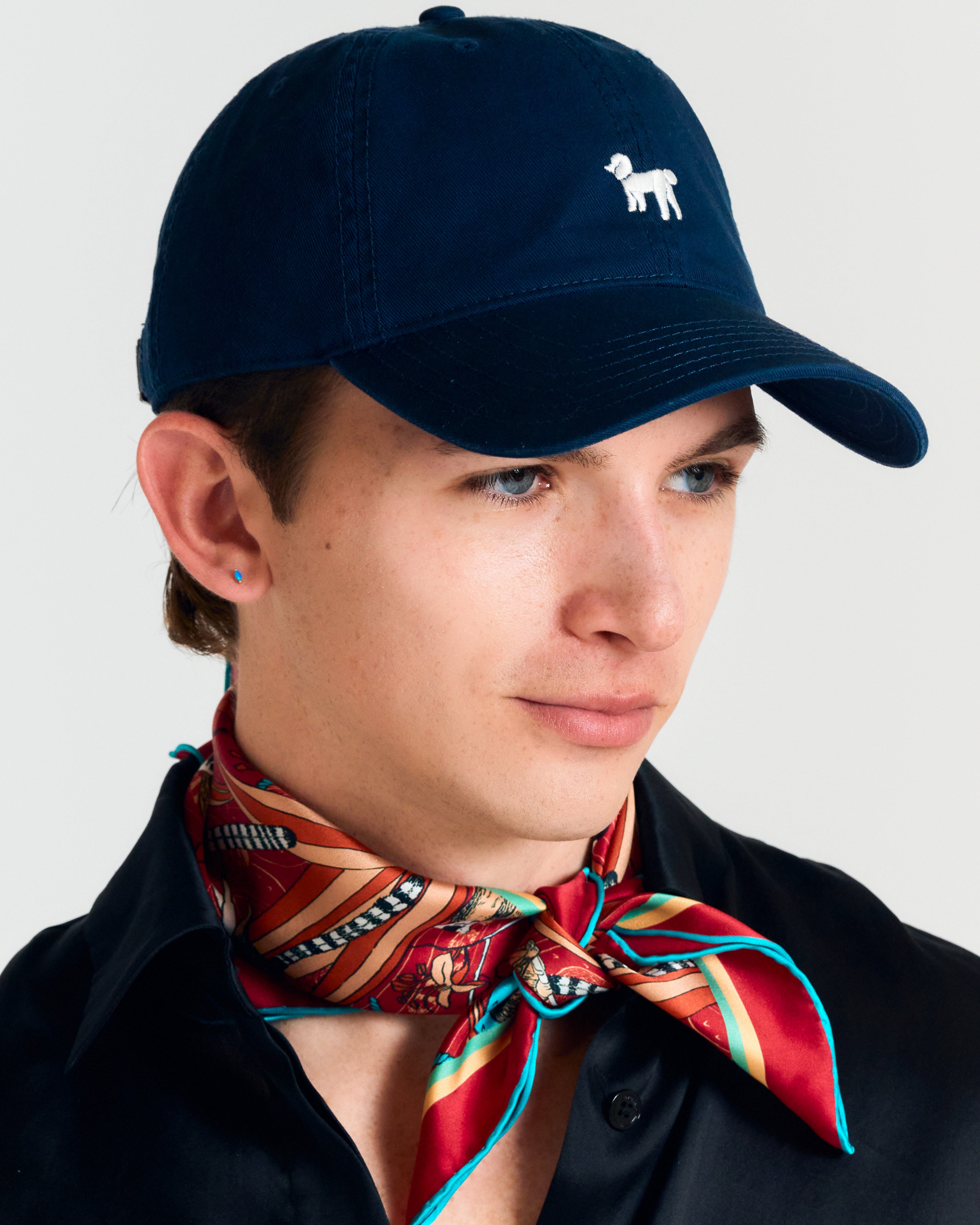 "Pan Pan" Baseball Cap - Deep Blue