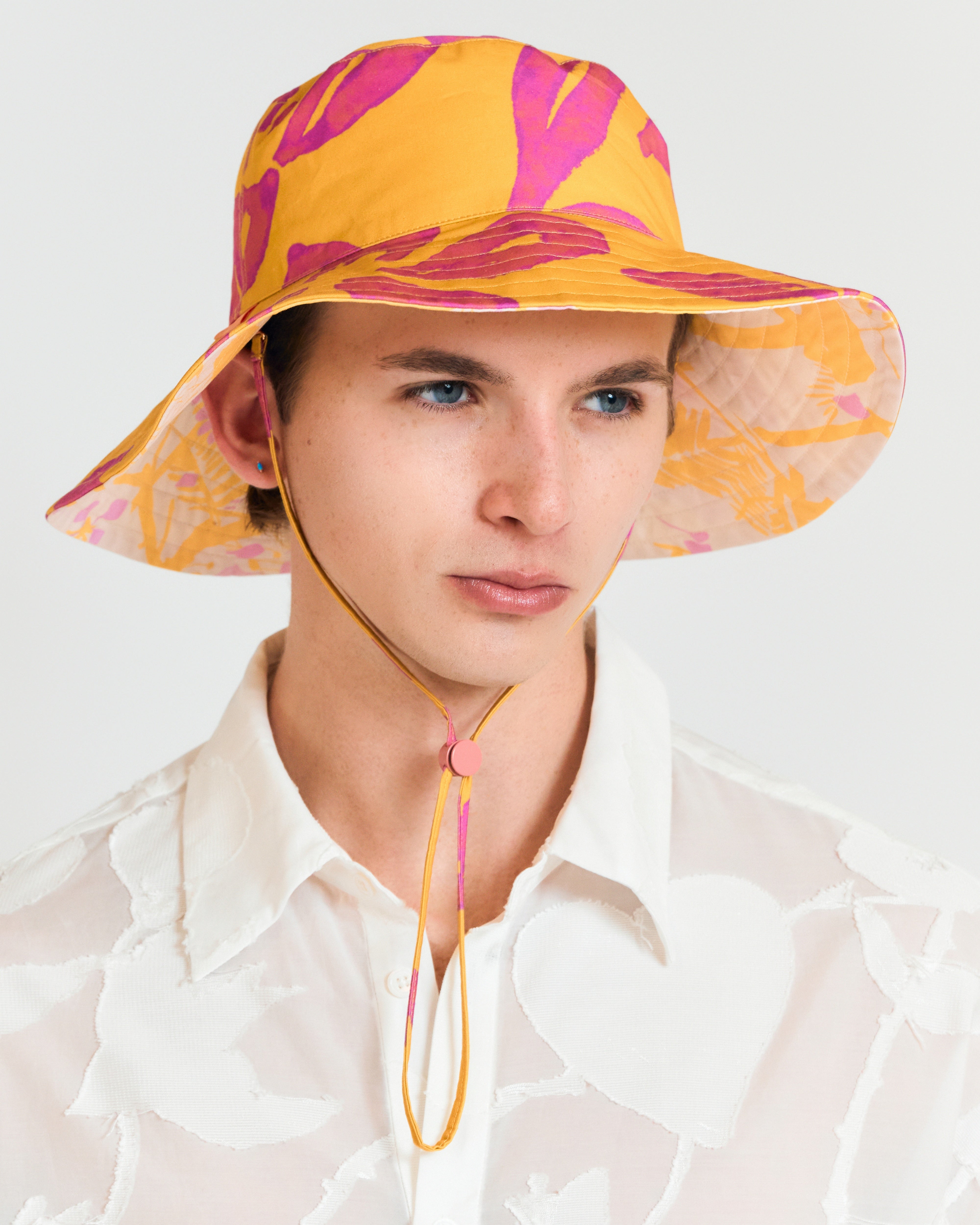 "Tropical Bliss" Reversible Sun Hat - Golden Hour