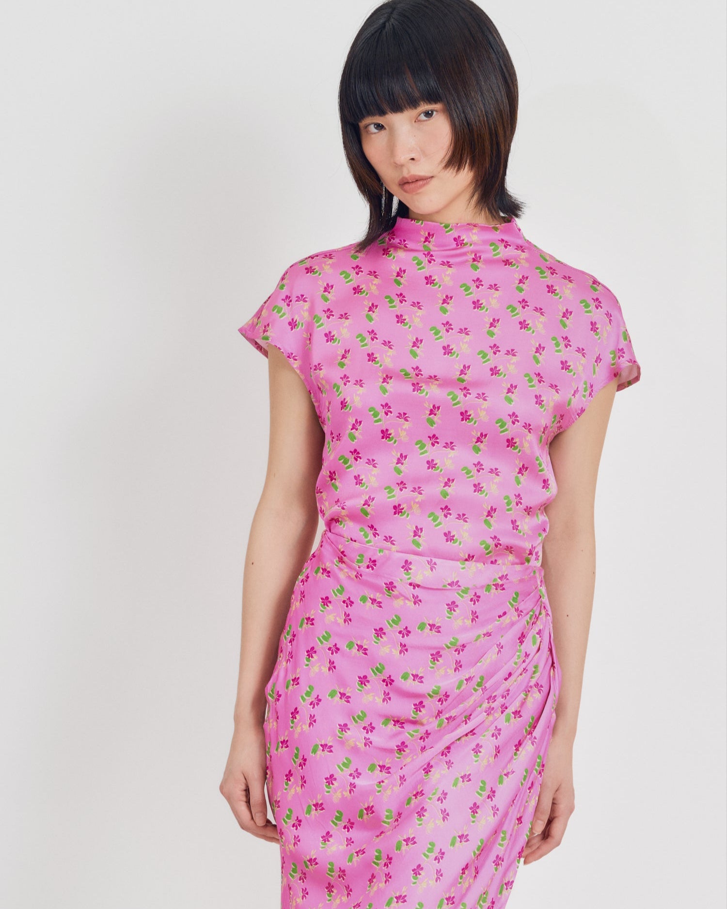 "Beach Blossom" Satin Top