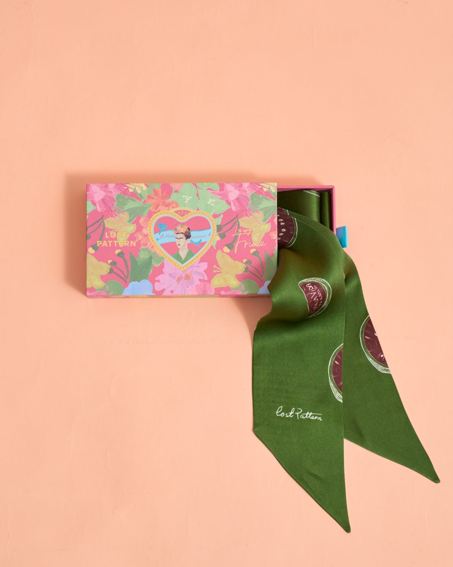 "Viva la Vida" Silk Neck Bow - Olive Green