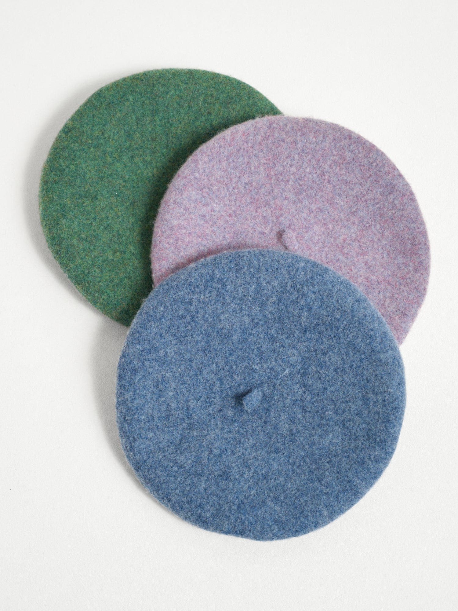"Bon Chic" Wool Beret - Mauve
