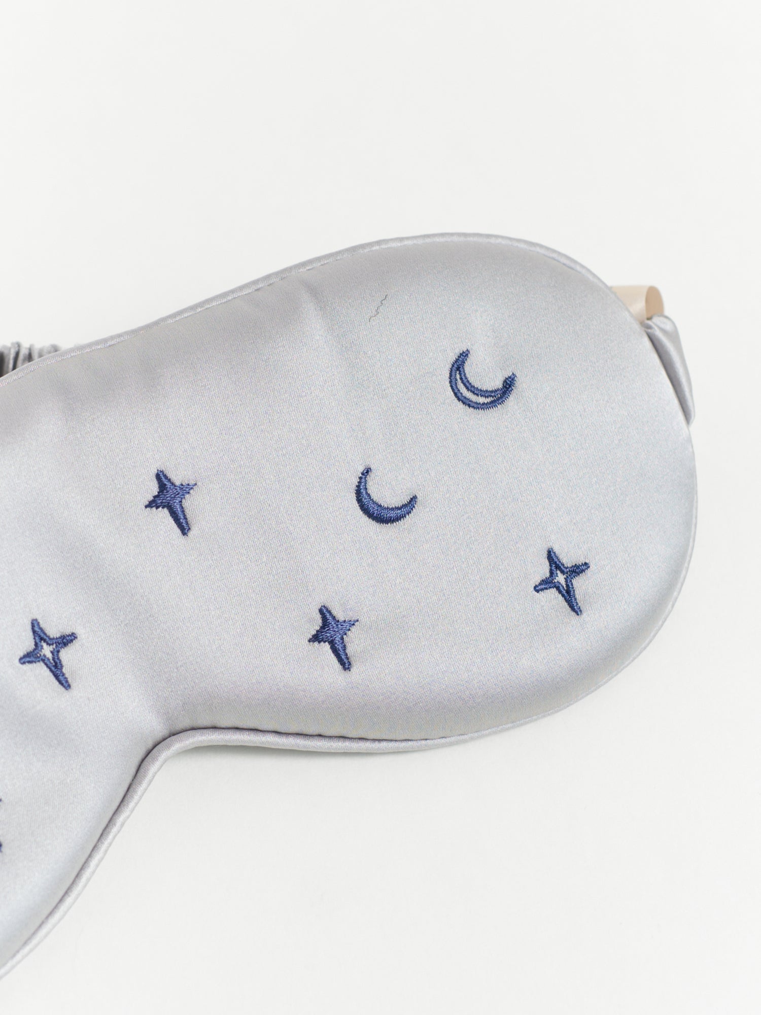 "Moonlit Stars" Silk Sleep Eye Mask - Silver