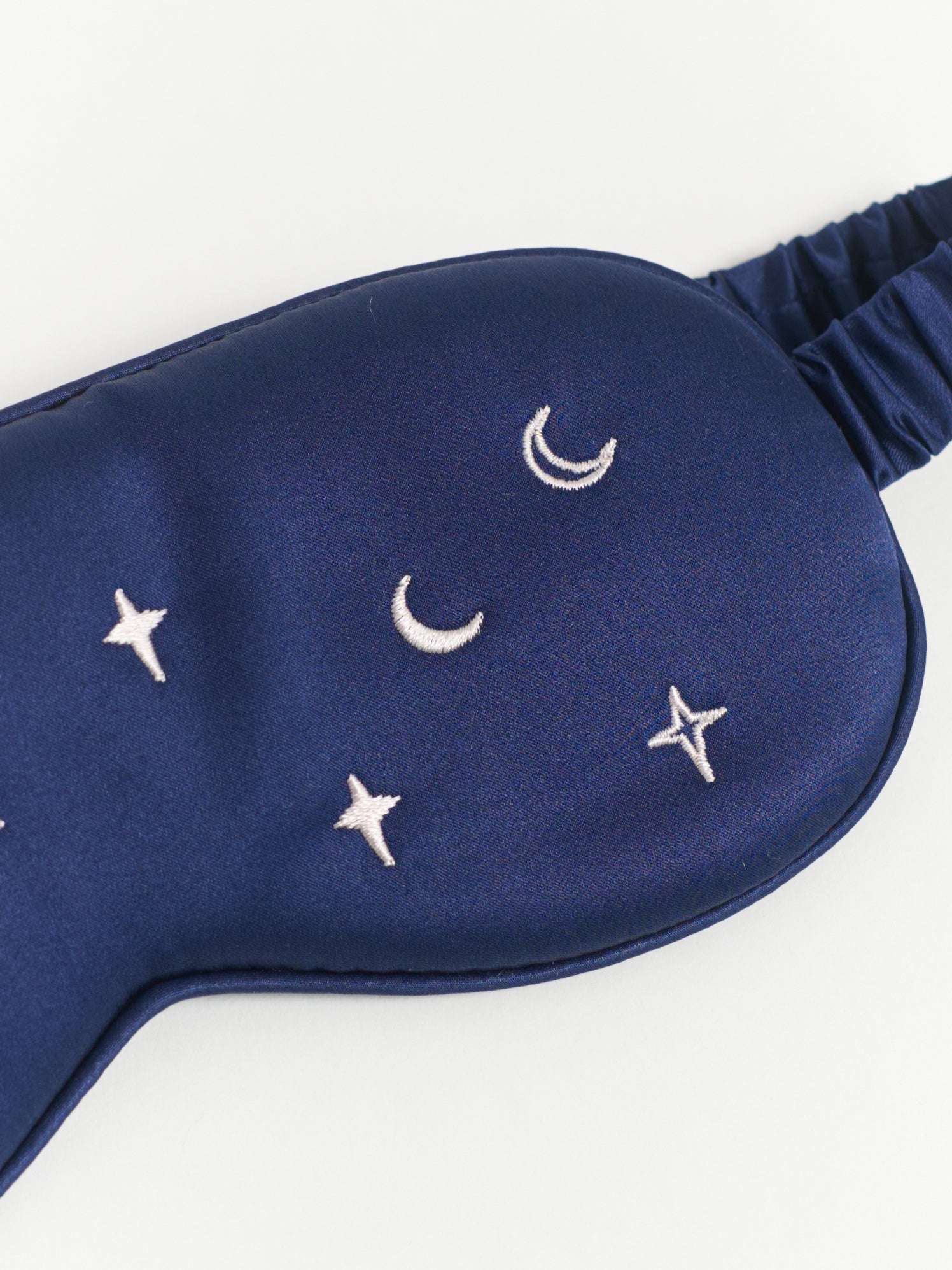 "Moonlit Stars" Silk Sleep Eye Mask - Navy
