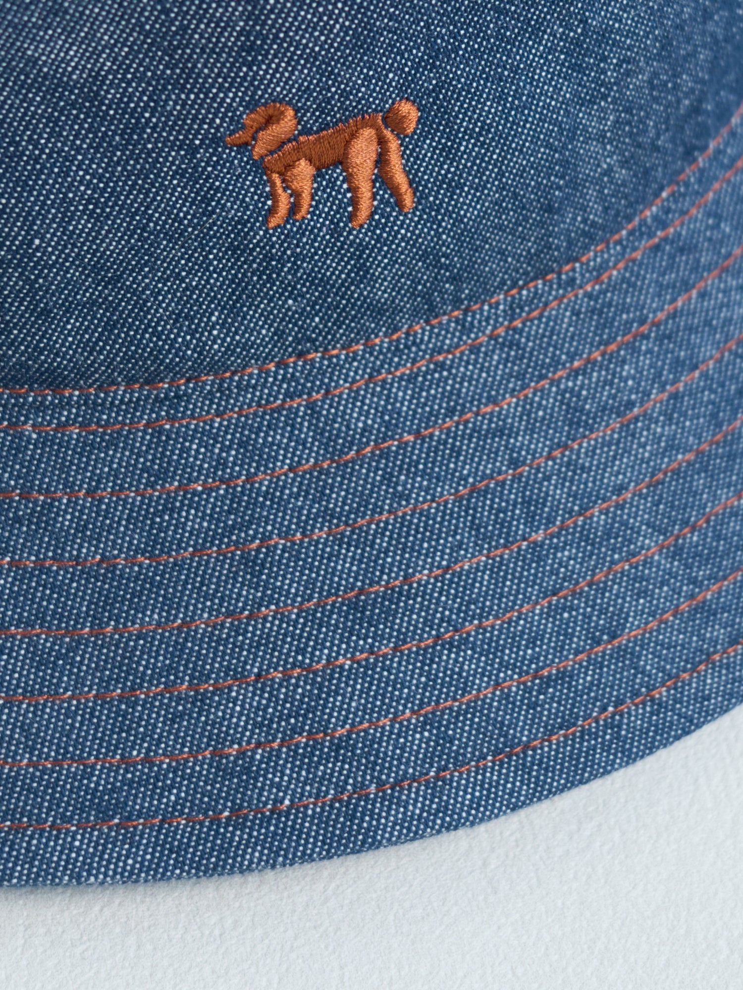 "Pan Pan” Vintage Denim Bucket Hat