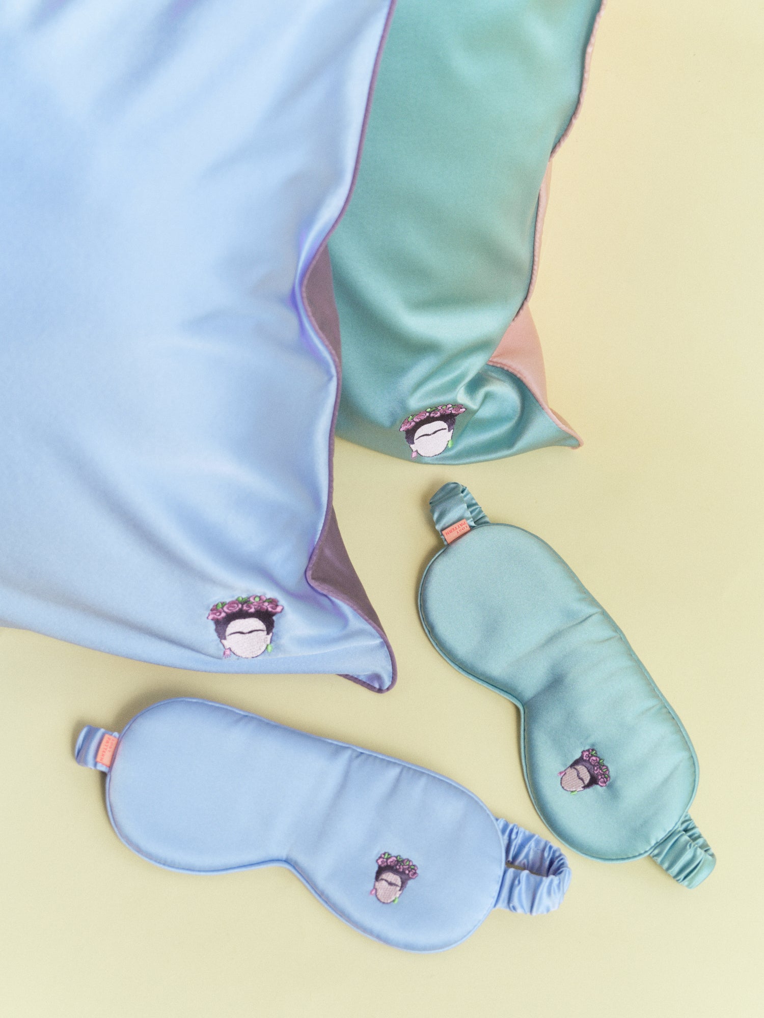 "Frida" Silk Sleep Eye Mask - Lavender