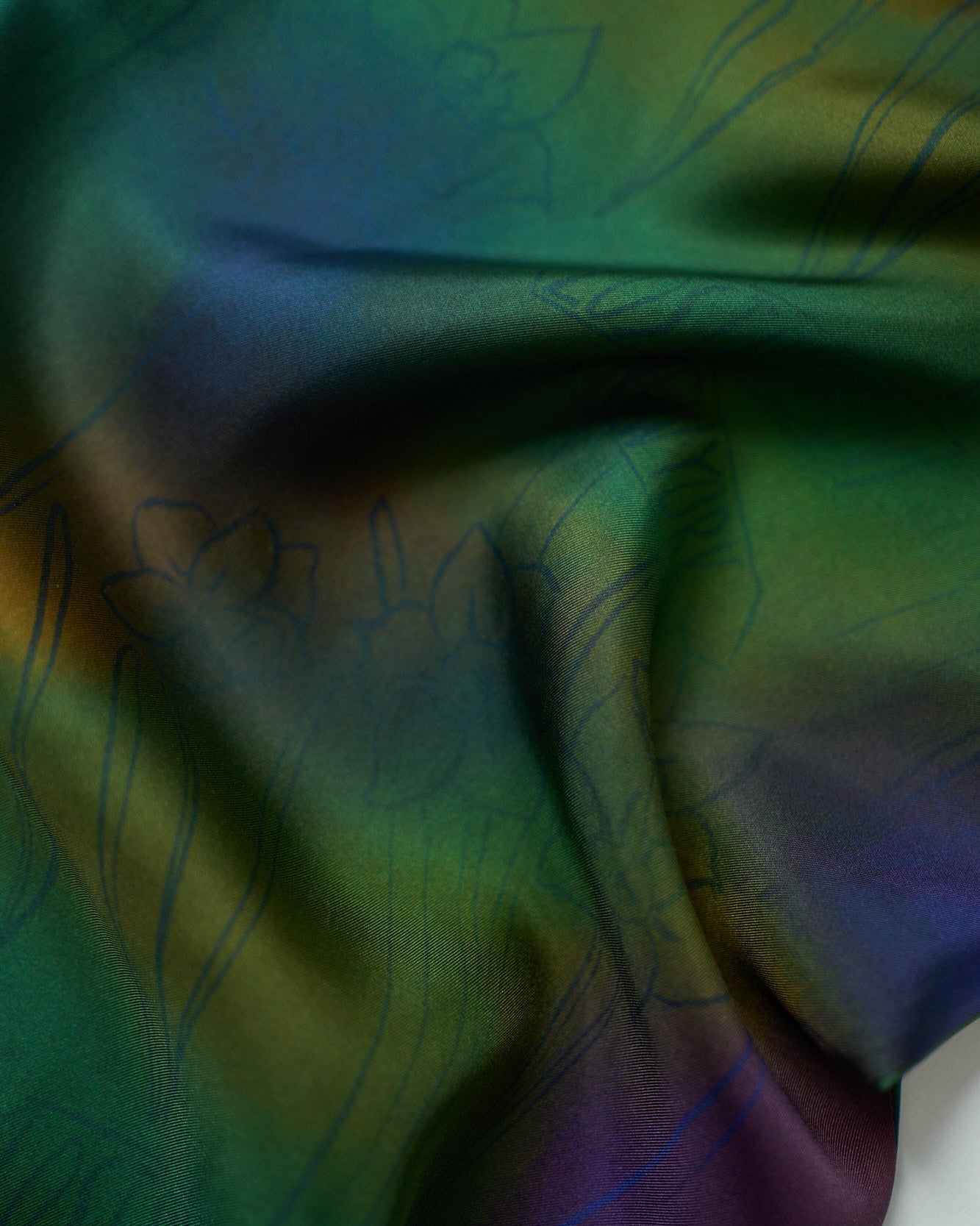 "Brooklyn" Silk Wide Leg Palazzo Pants - Green - Green / XS - LOST PATTERN Pants