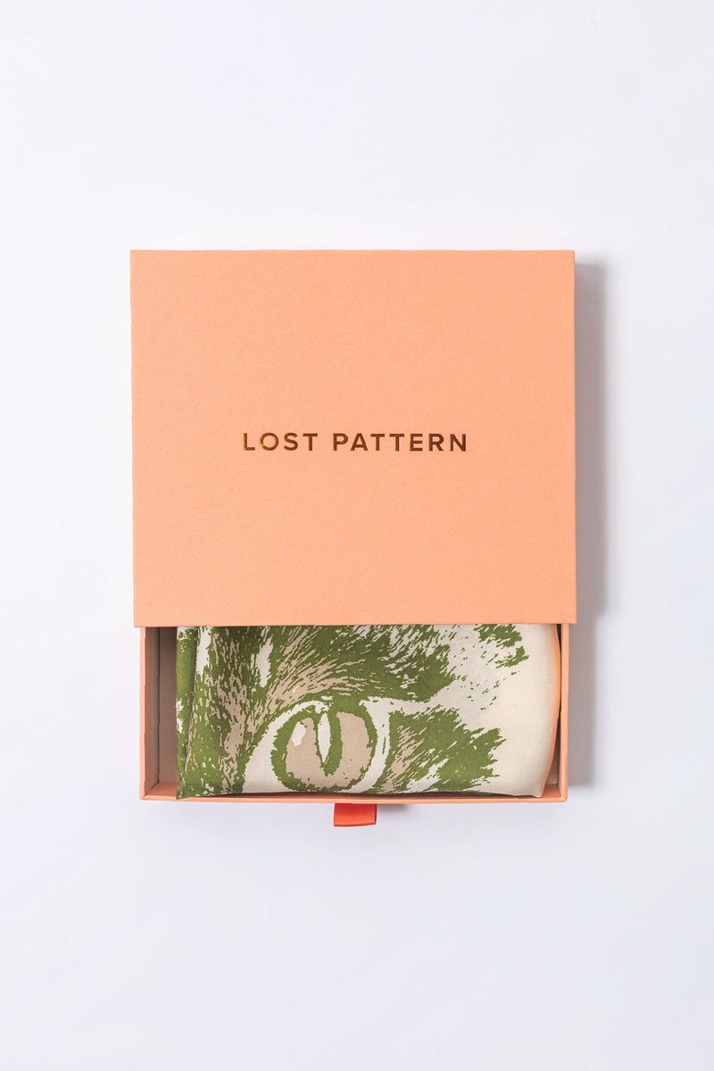 Silk Square Scarf LOST PATTERN