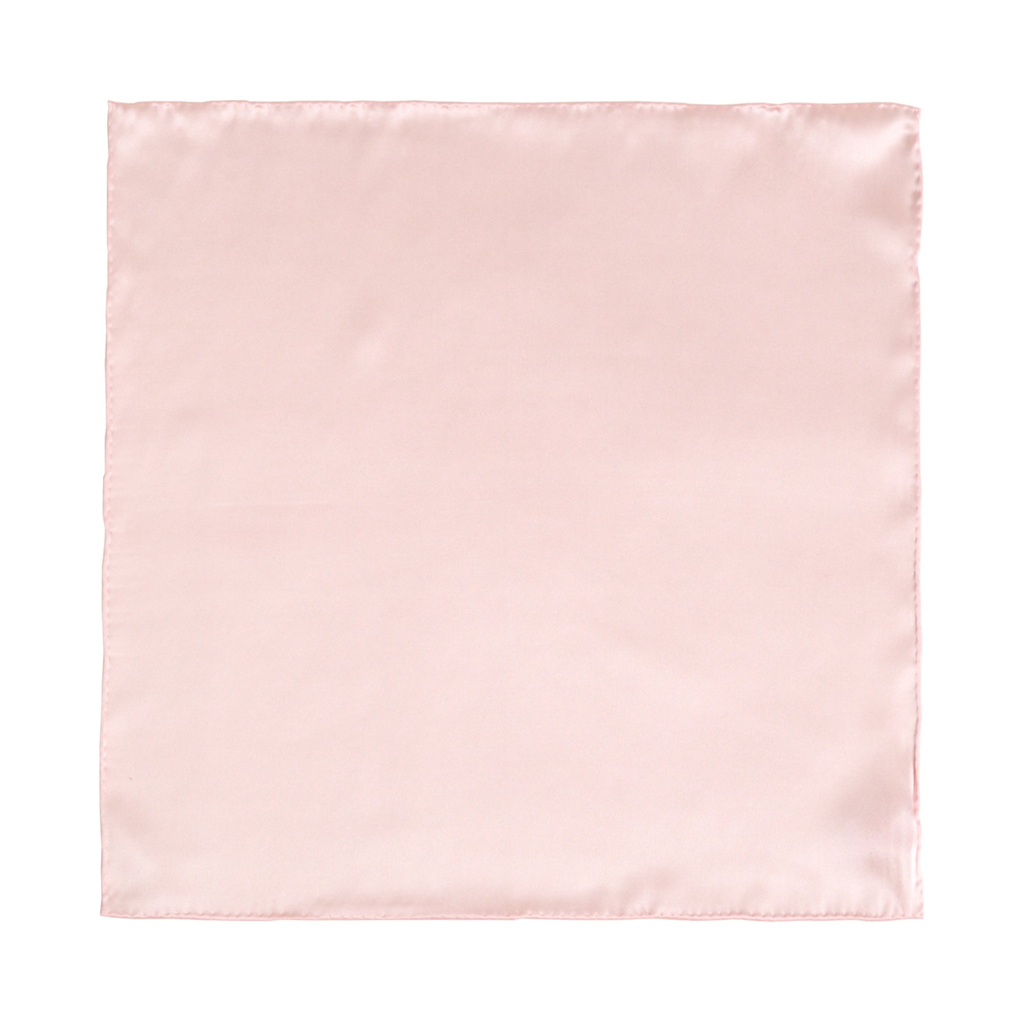 "Dapper Fold" Silk Pocket Square - Light Pink