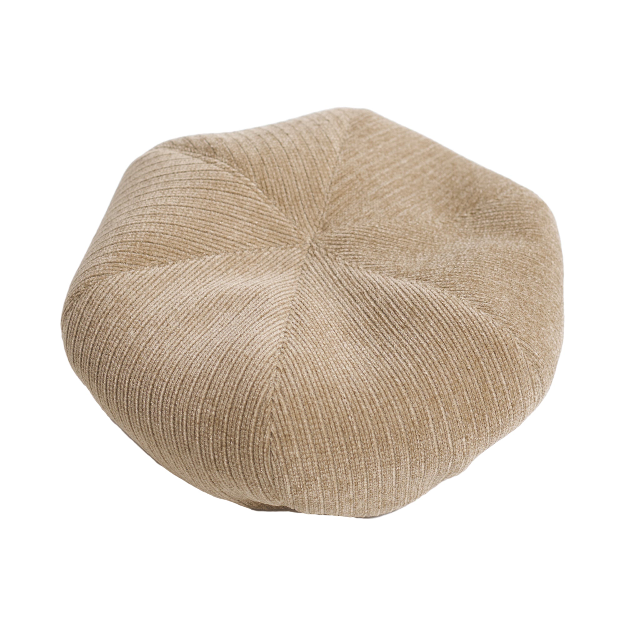 "Velvet Cloud" Beret Hat - Ecru - Ecru - LOST PATTERN Cashmere