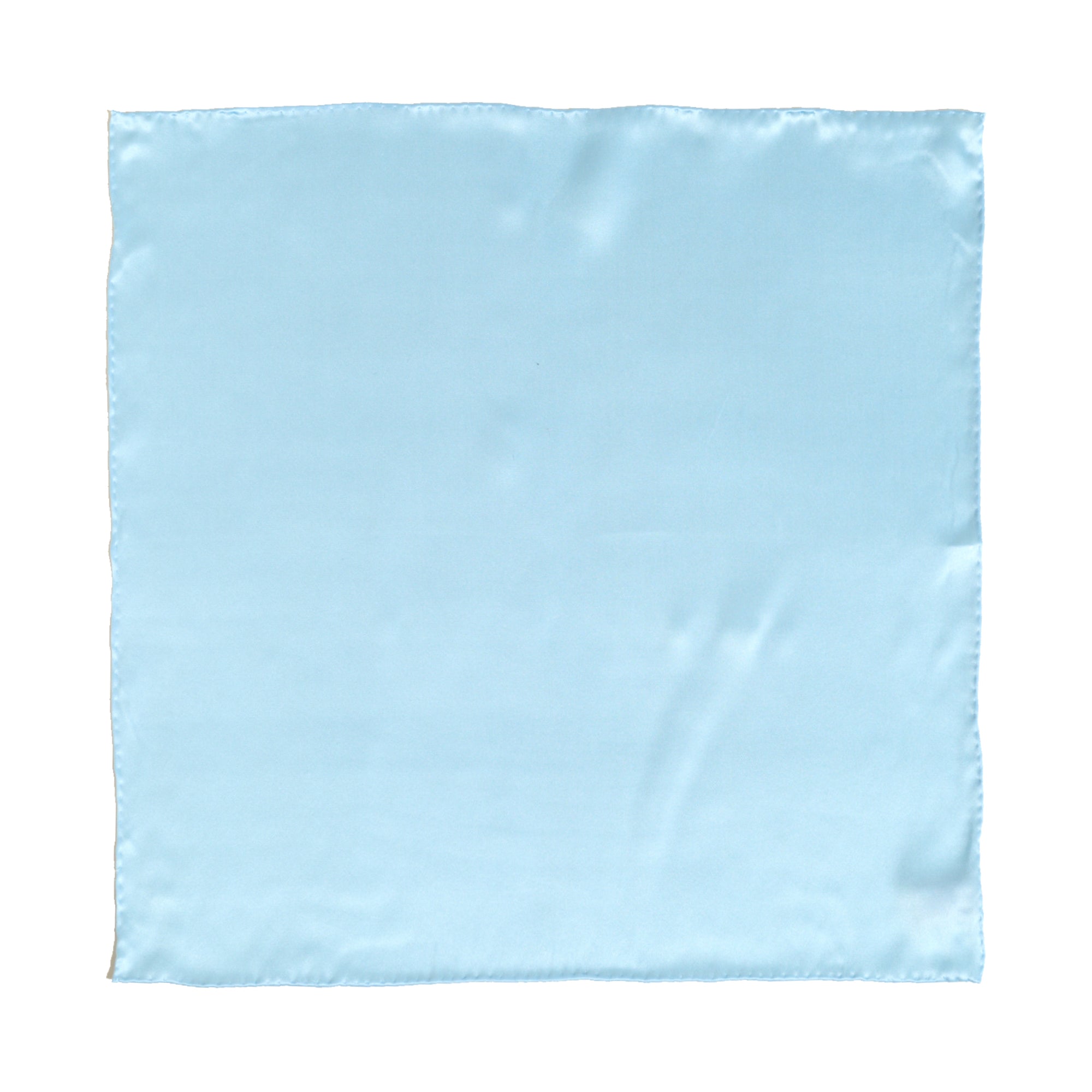 "Dapper Fold" Silk Pocket Square - Light Blue