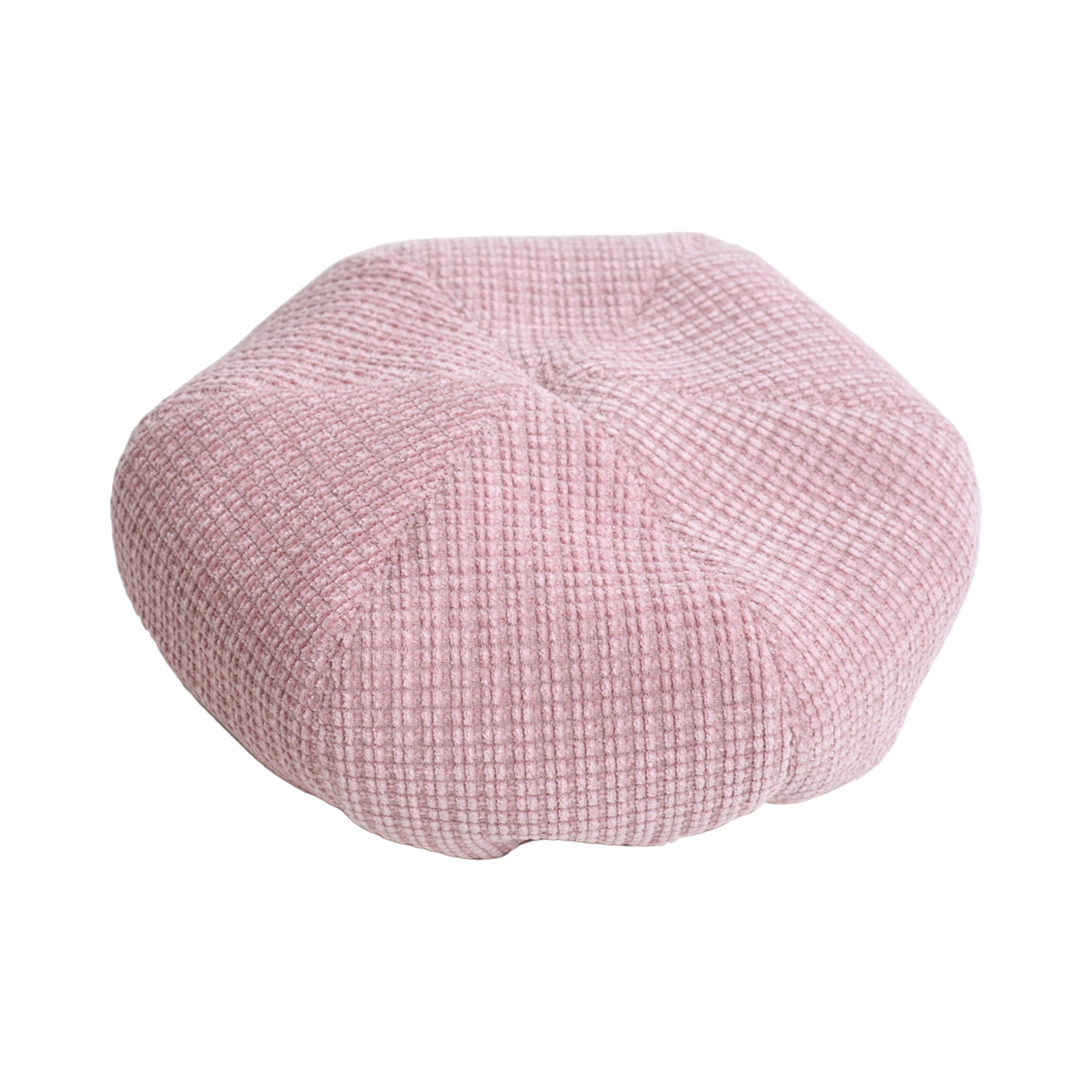 "Velvet Cloud" Beret Hat - Light Pink - Light Pink - LOST PATTERN Cashmere