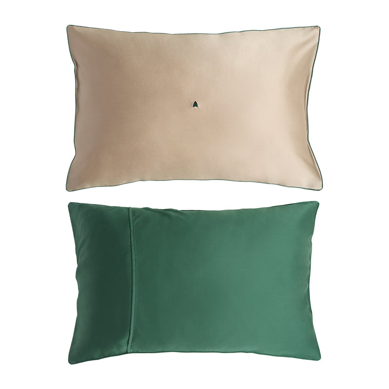 "Evergreen" Silk Pillowcase