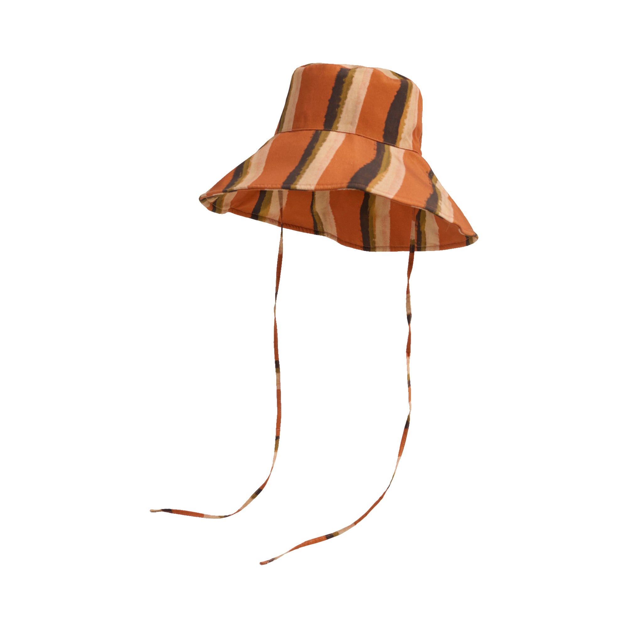 “Ethereal Mirage" Reversible Sun Hat - Ember