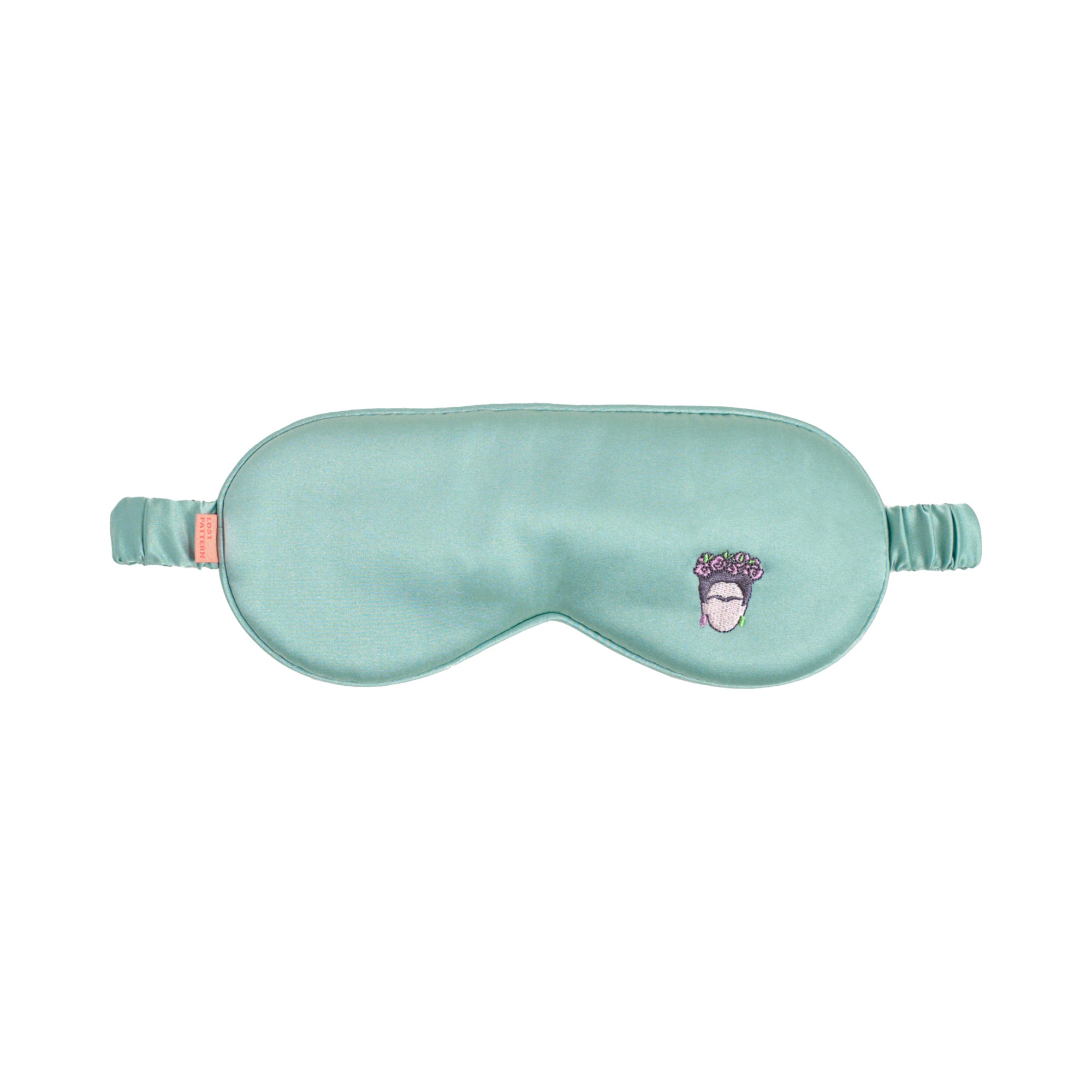 "Frida" Silk Sleep Eye Mask - Teal