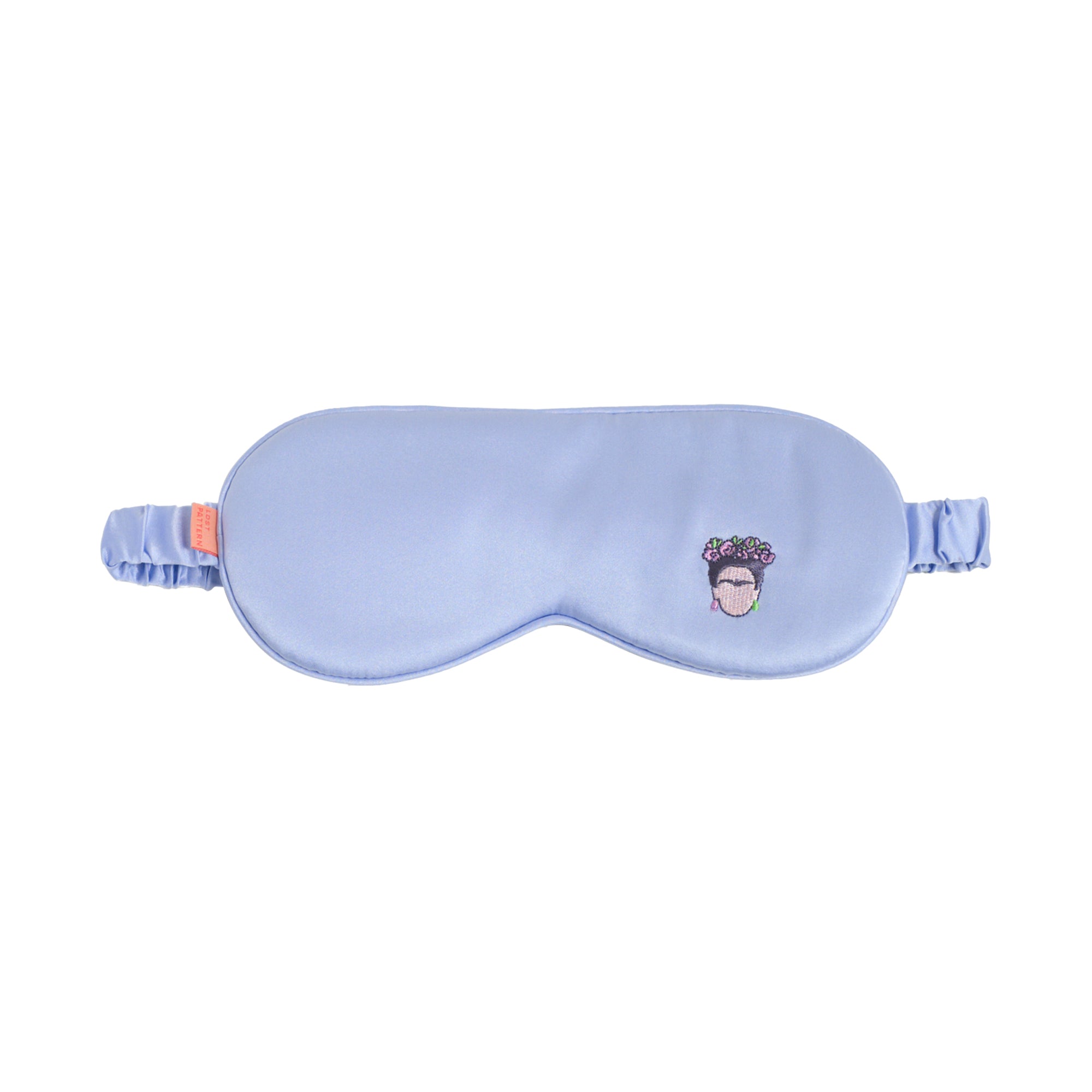 "Frida" Silk Sleep Eye Mask - Blue