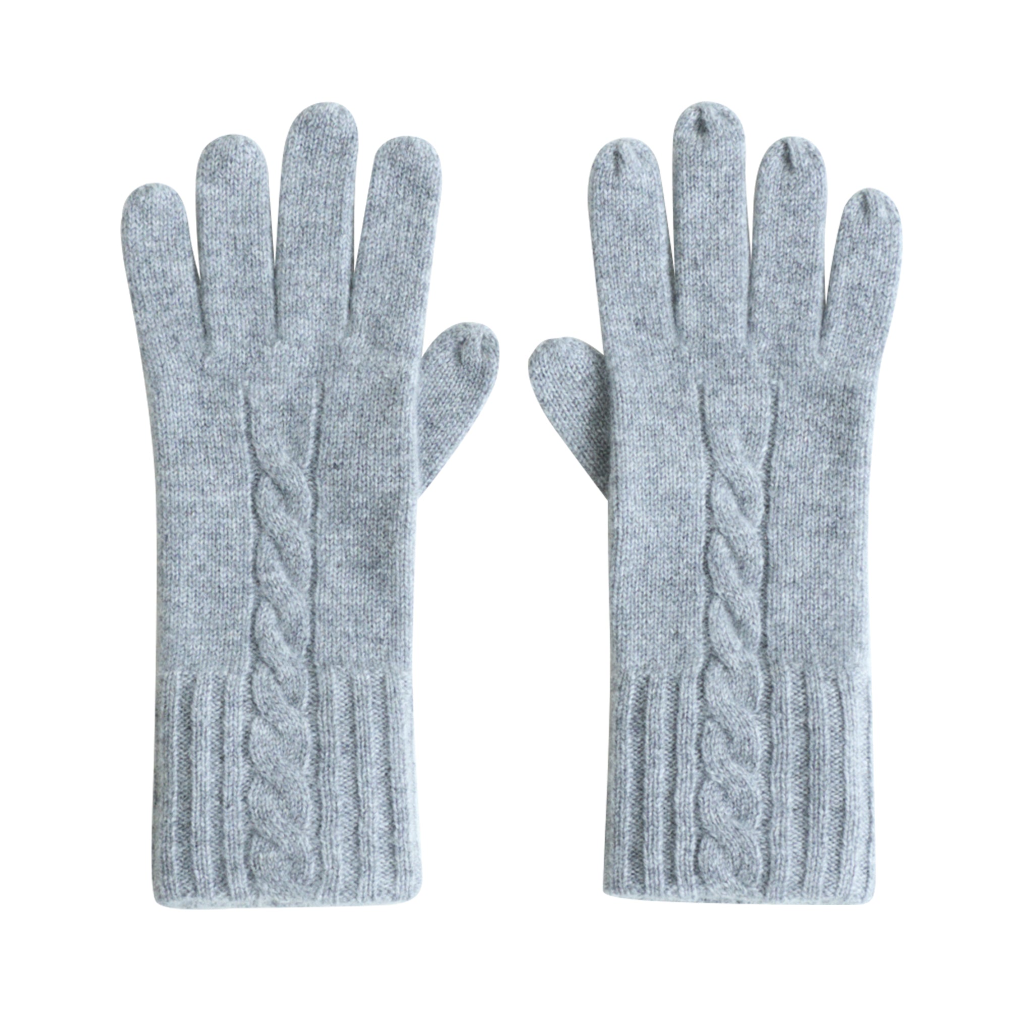 "Warmth Whisper" Cashmere Gloves - Ash