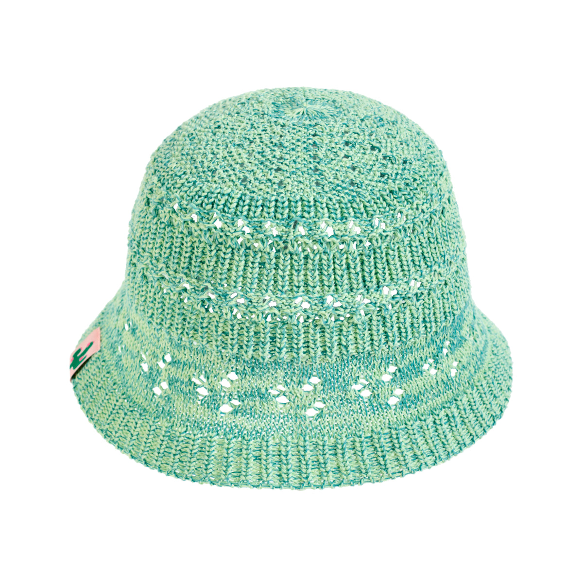 Scotch & Soda Green Crochet Bucket Hat OS Cactus main image 3