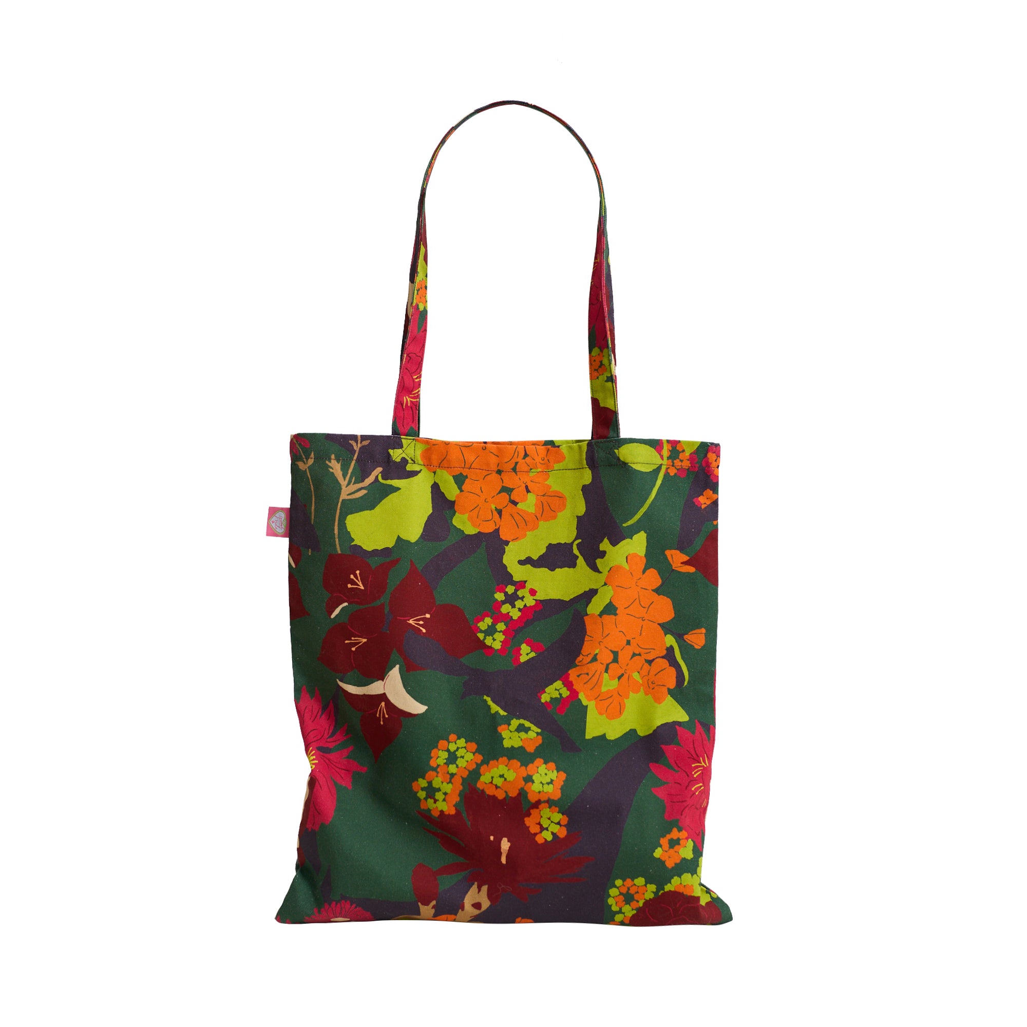 FRIDA x LOST PATTERN "Frida's Garden" Tote Bag - Purple - Purple - LOST PATTERN Tote Bag