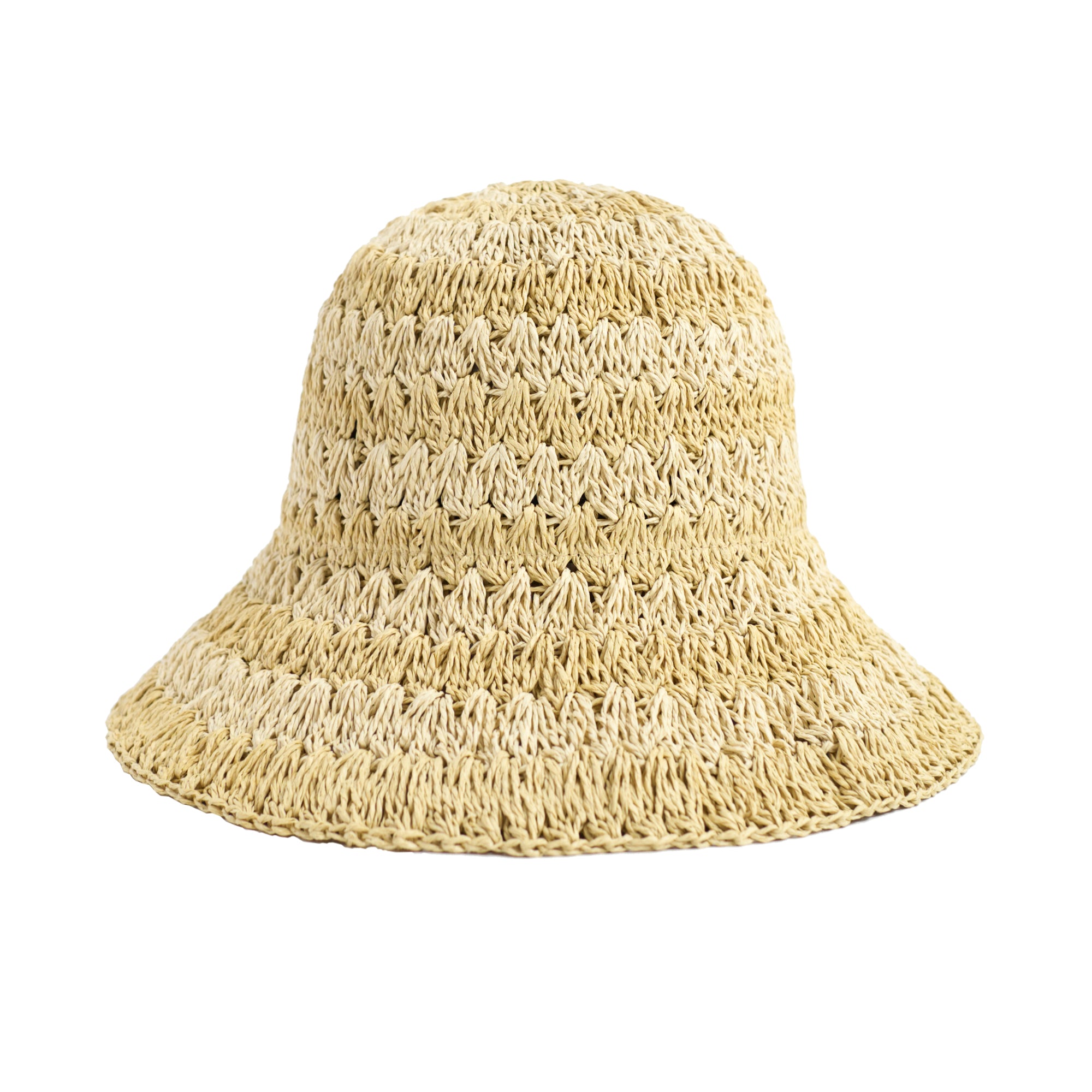 "Linea" Packable Straw Hat - Khaki