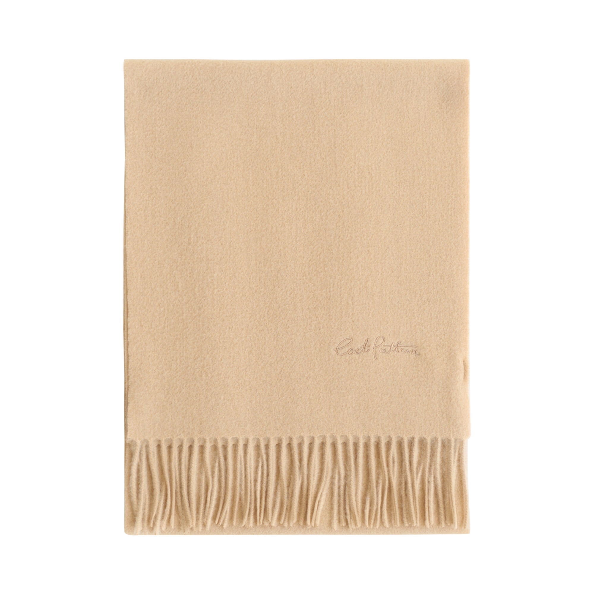 "Lost in Warmth" Classic Cashmere Scarf - Camel - Camel - LOST PATTERN Cashmere