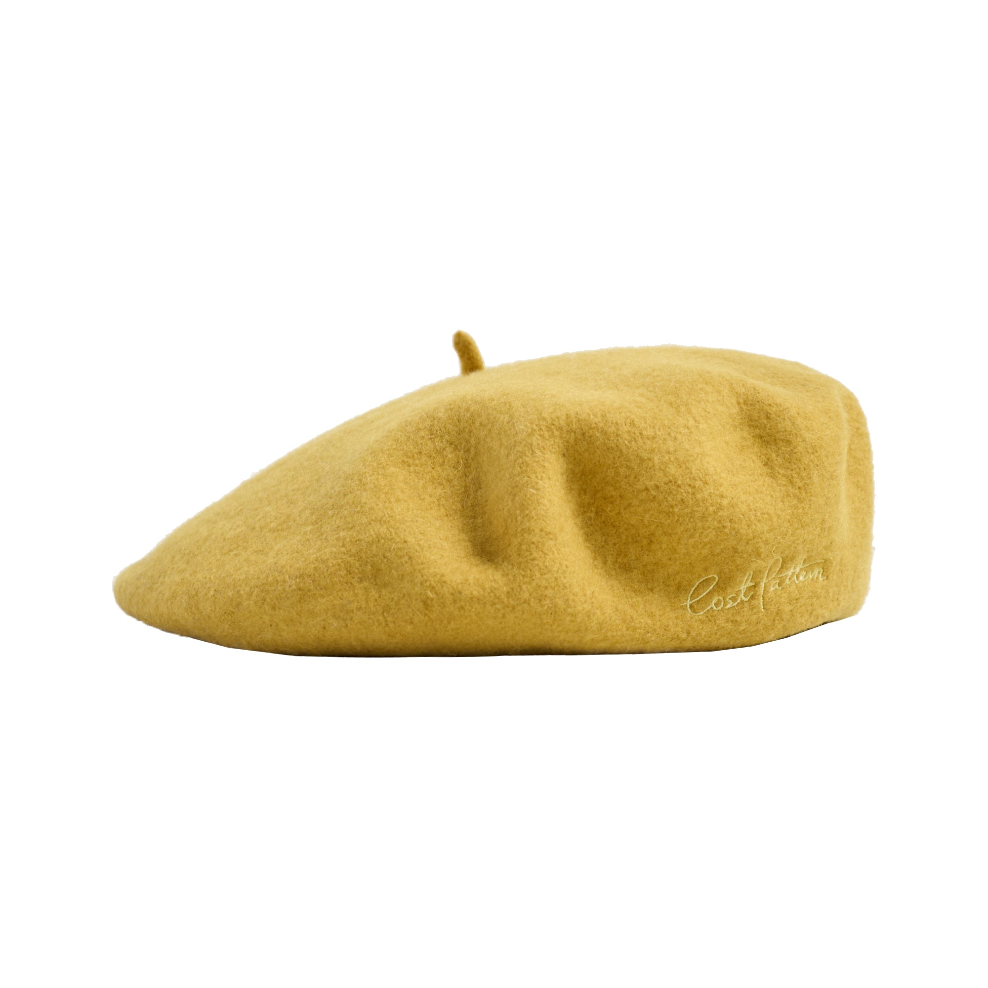 "Bon Chic" Wool Beret Hat - Ginger