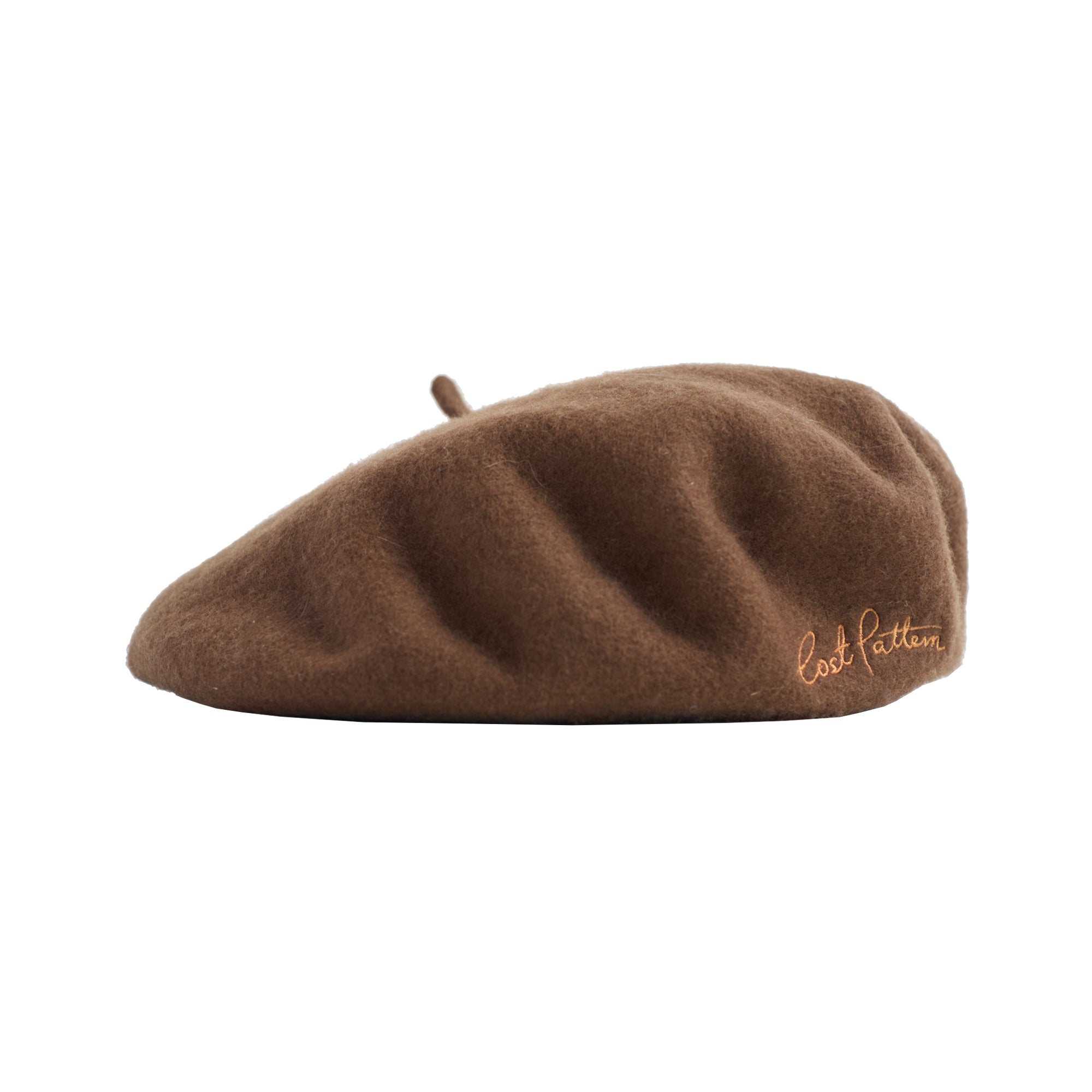 "Bon Chic" Wool Beret - Chestnut
