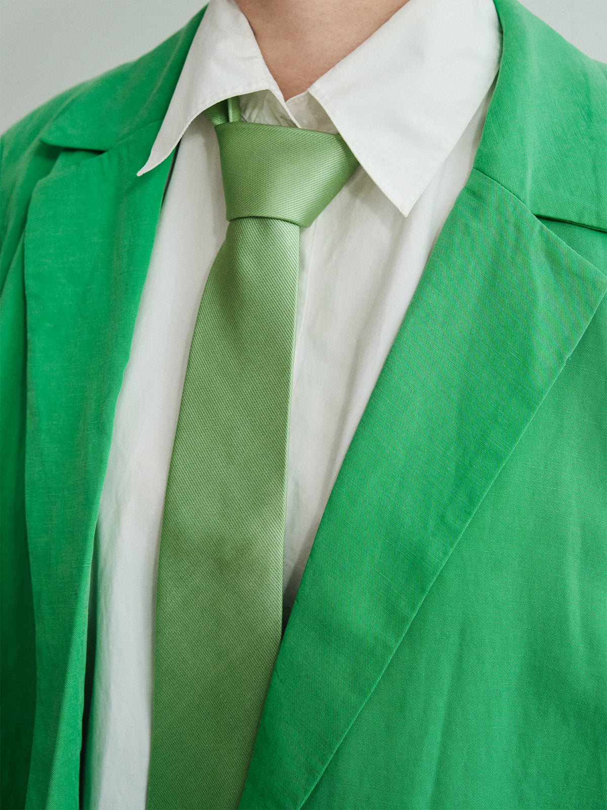 "Pan Pan" Silk Tie - Green