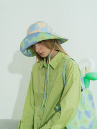 "Day Dream" Reversible Sun Hat - Blue