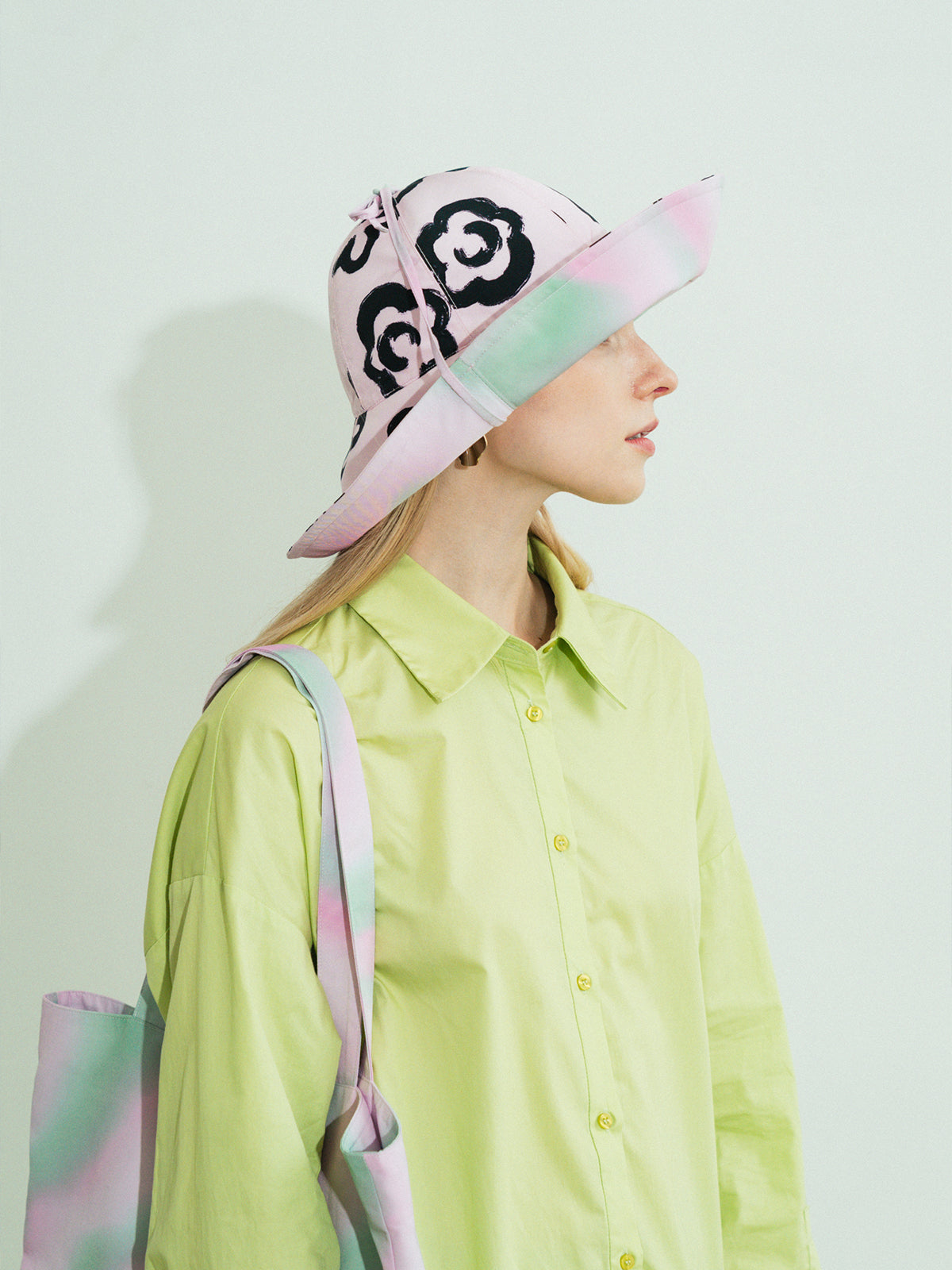 "Day Dream" Reversible Sun Hat - Pink - LOST PATTERN Hats