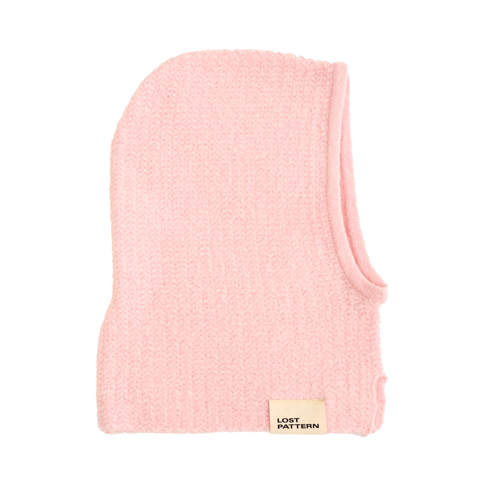 "L'Embrace" Balaclava - Strawberry Pink - Strawberry Pink - LOST PATTERN Cashmere