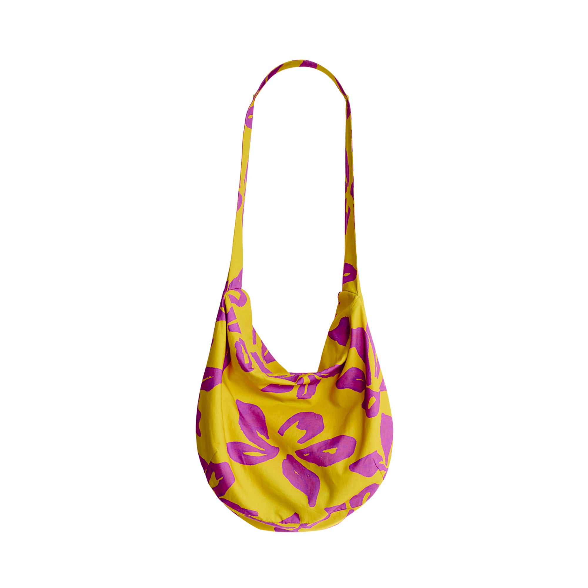 “Tropical Bliss”  Hobo Crossbody Bag - Golden Hour