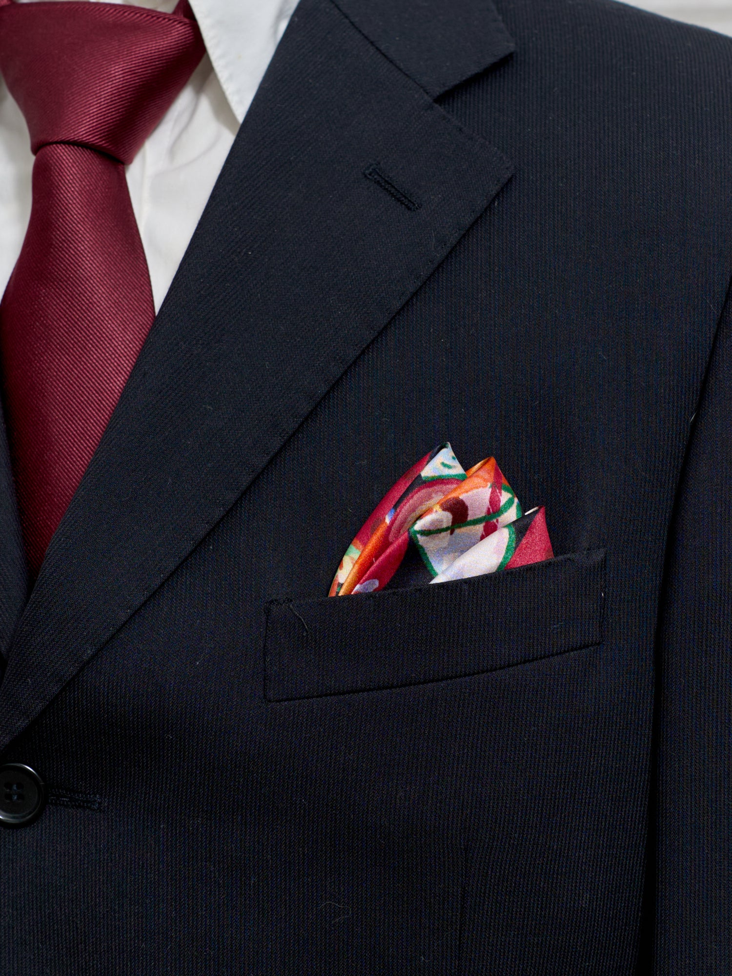 "Party Time" Silk Pocket Square