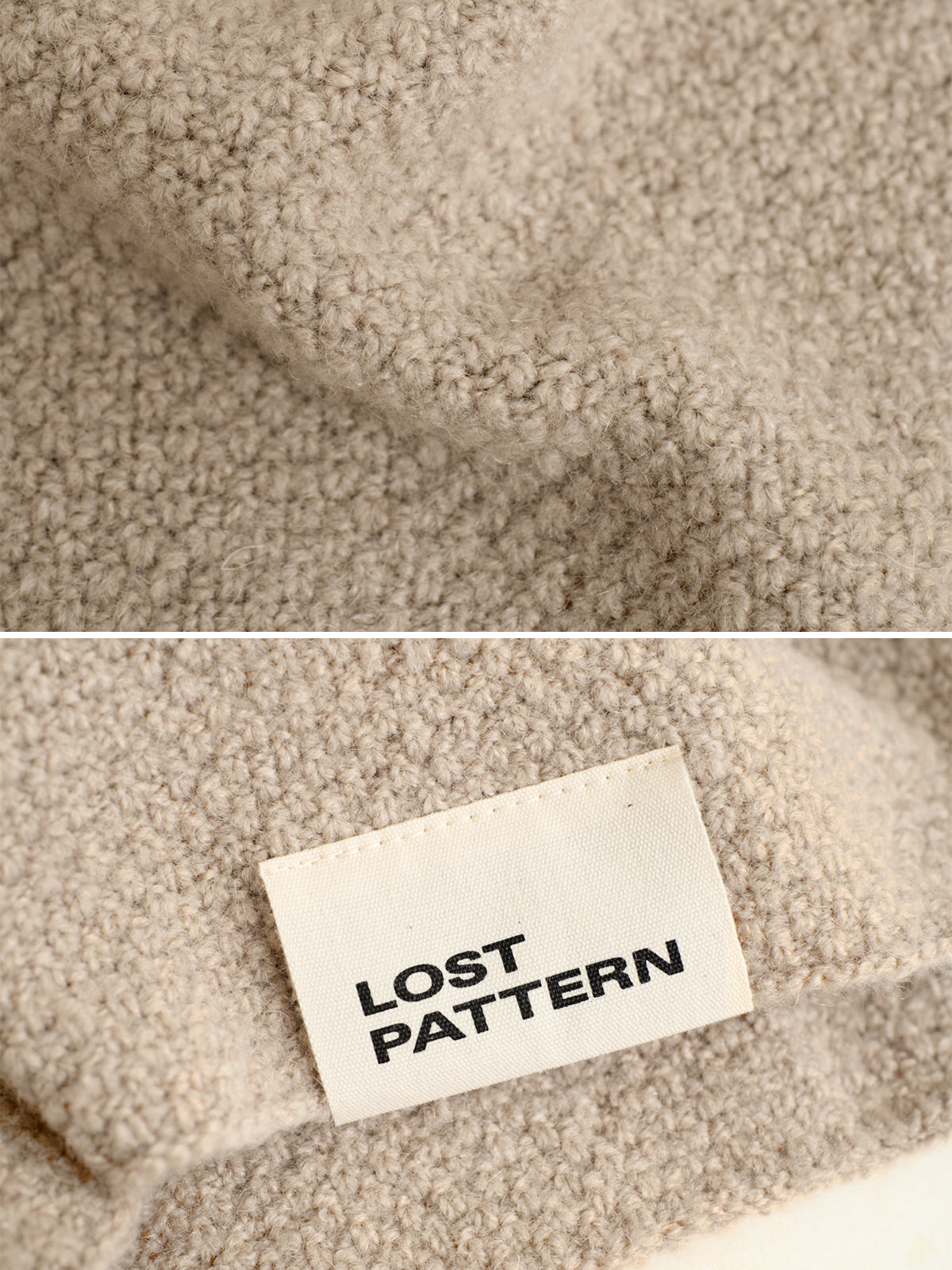 "L'Embrace" Snood Neck Warmer - Camel - Camel - LOST PATTERN Cashmere