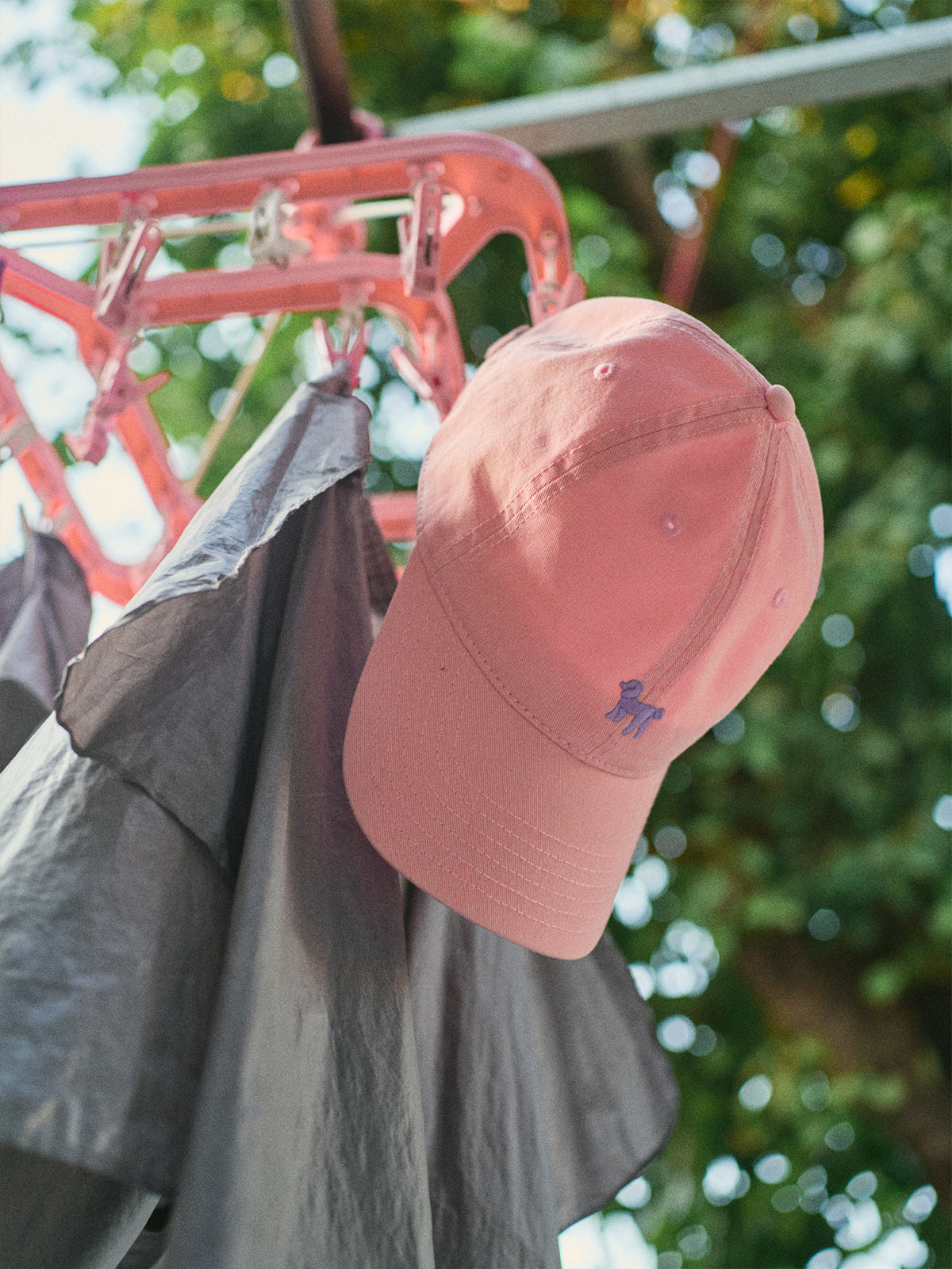 "Pan Pan" Baseball Cap - Light Pink